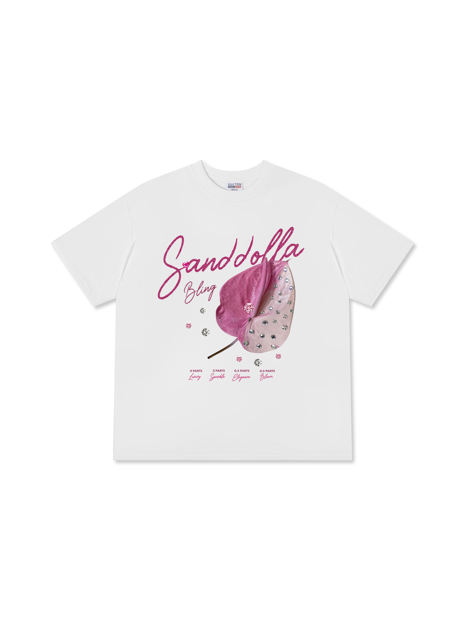 Áo Thun Relaxed Fit Bling Sand Dolla Retro