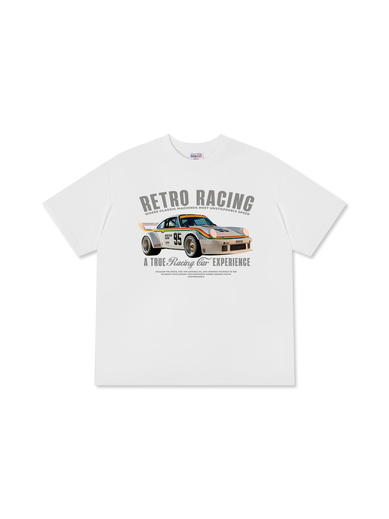 Áo Thun Relaxed Fit Retro Racing