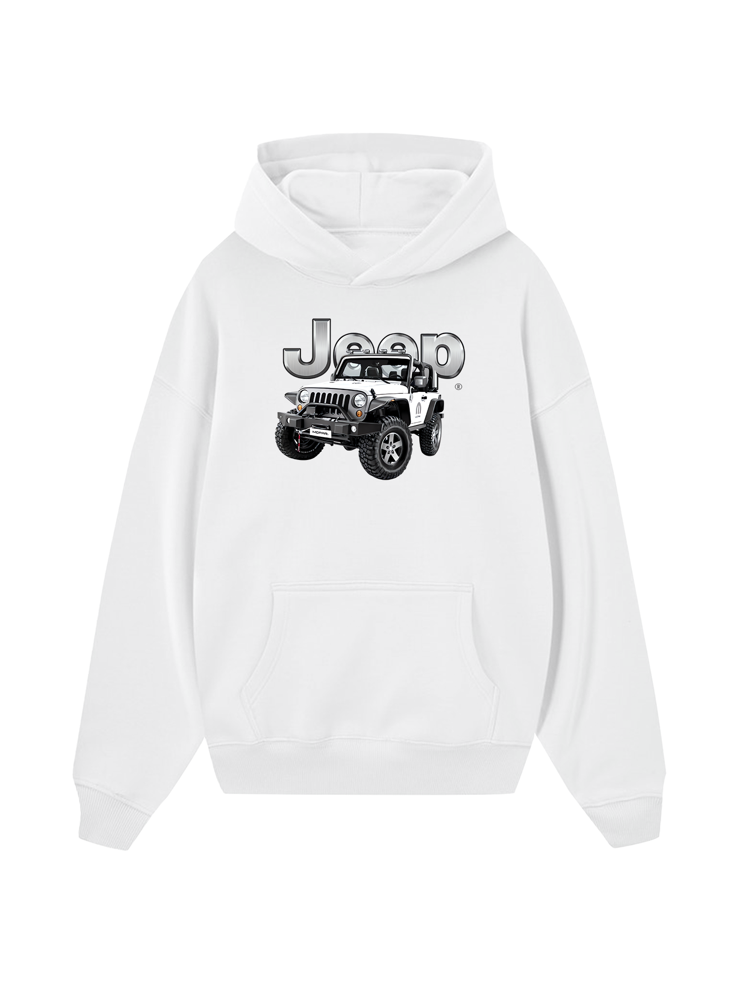 WHITE JEEP Hoodie