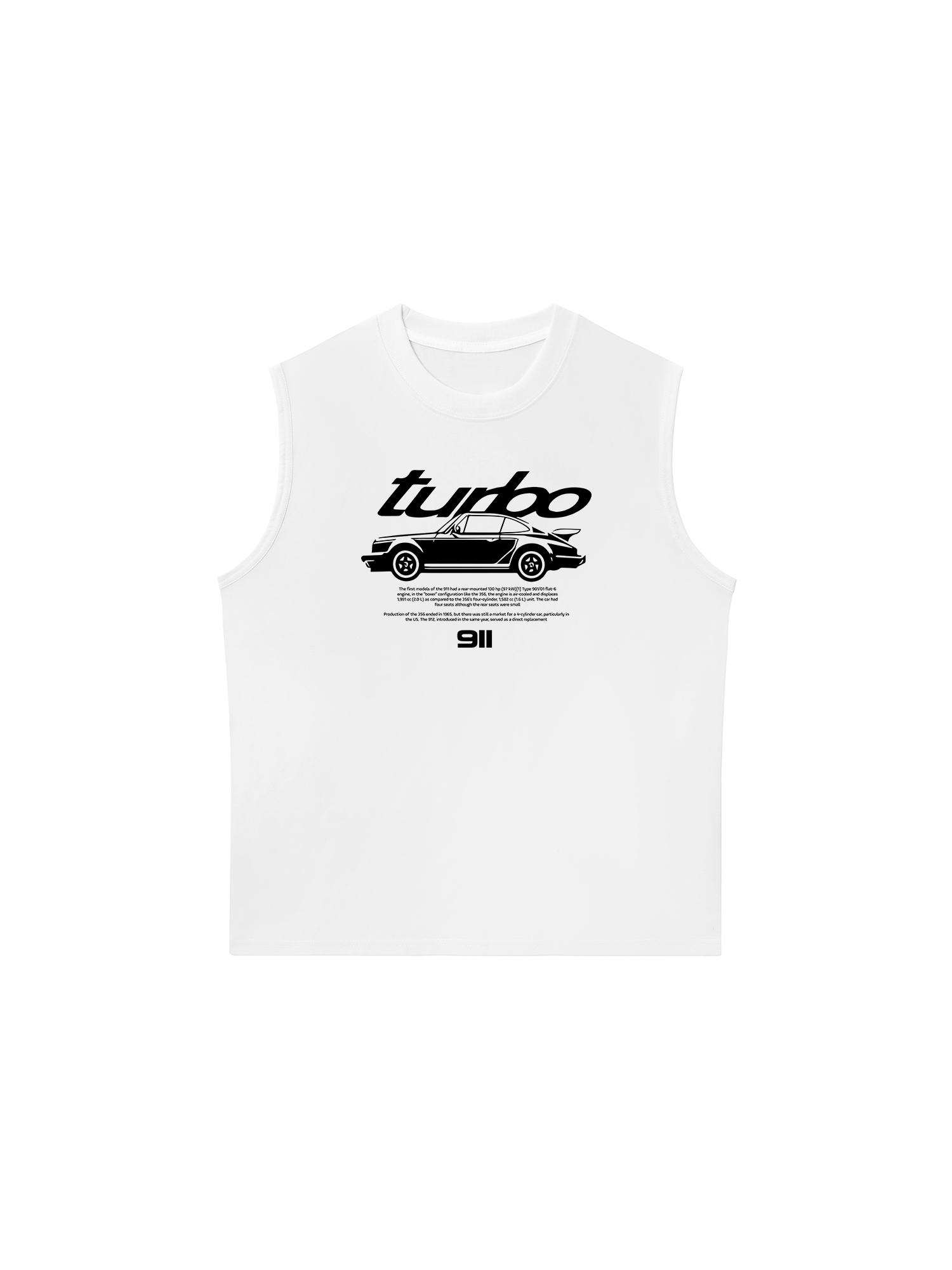 Áo Ba Lỗ Relaxed Fit Porsche Classic 911 Turbo