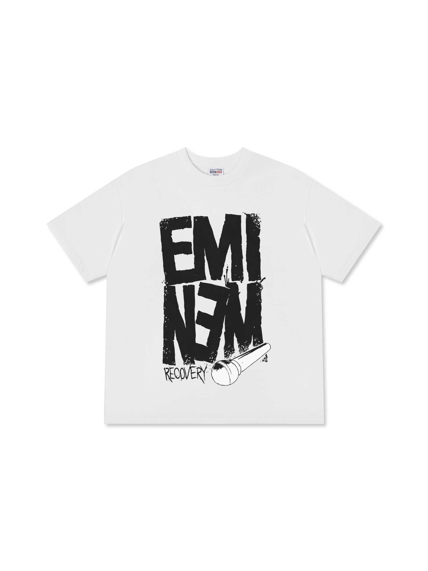 Áo Thun Relaxed Fit Rapper Eminem Recovery