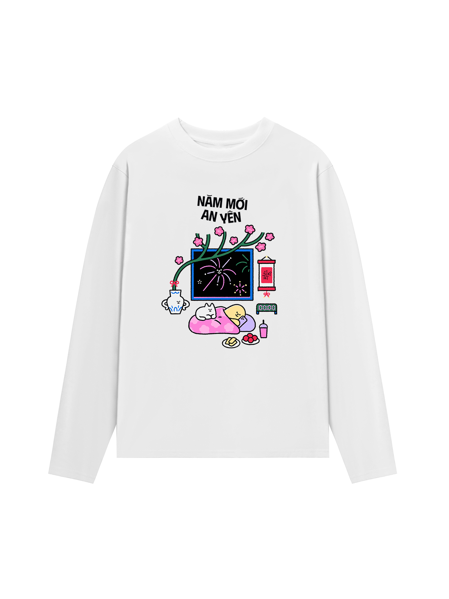 Áo Thun Dài Tay Năm Mới An Yên