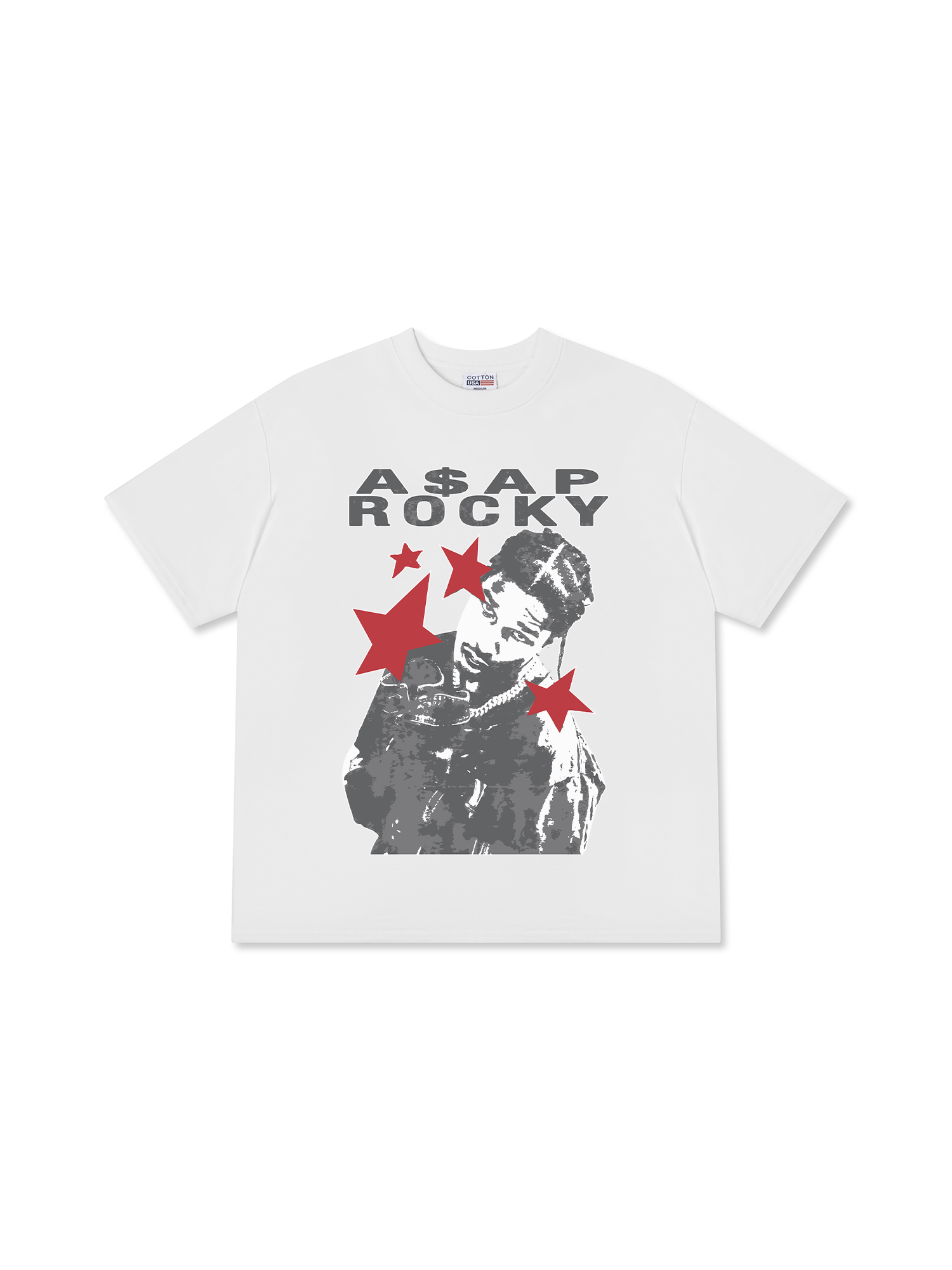 Áo Thun Relaxed Fit Rapper Asap Rocky Vintage
