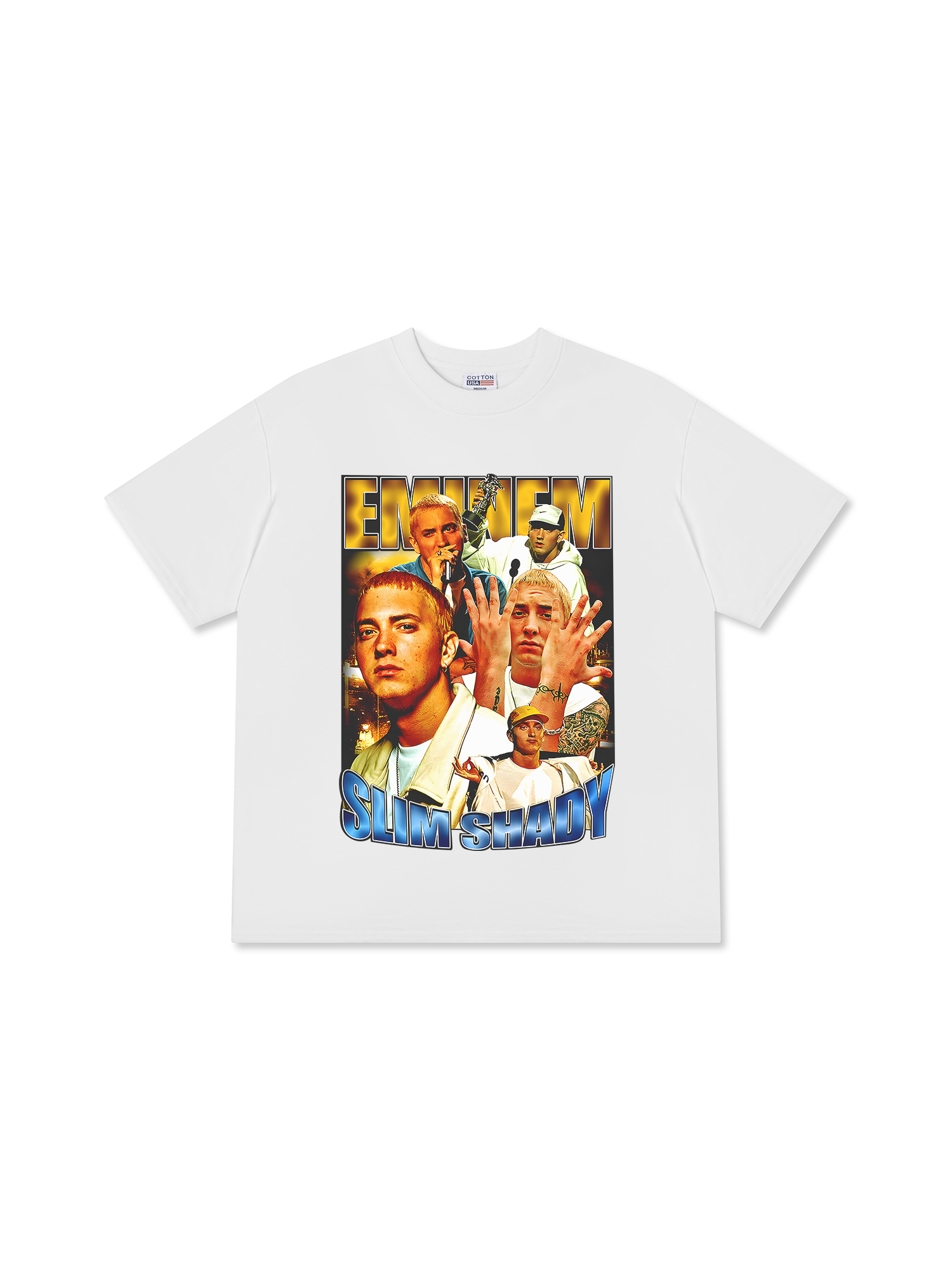 Áo Thun Relaxed Fit Rapper Eminem Vintage Style Essential