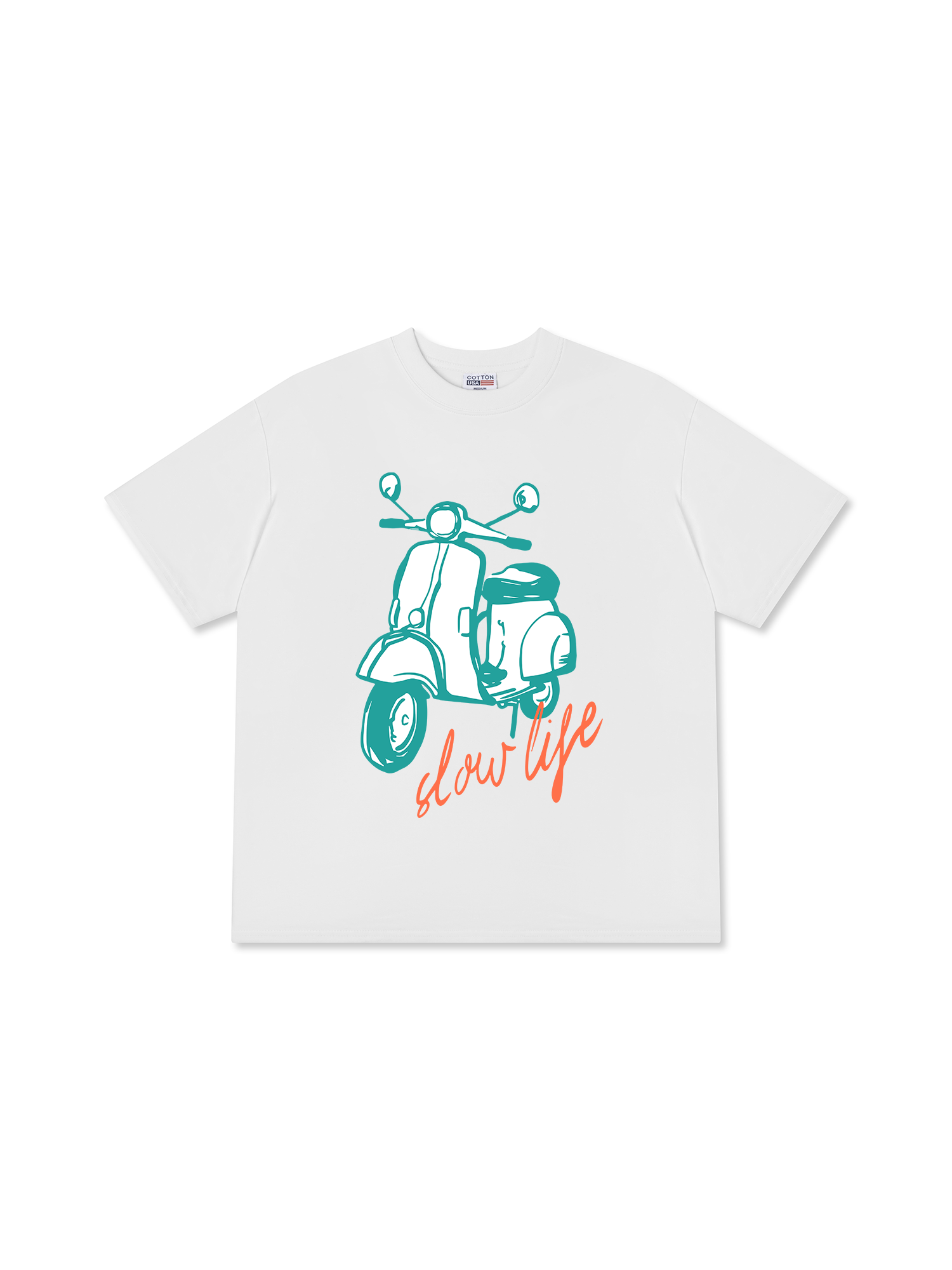 Áo Thun Relaxed Fit Slow Life