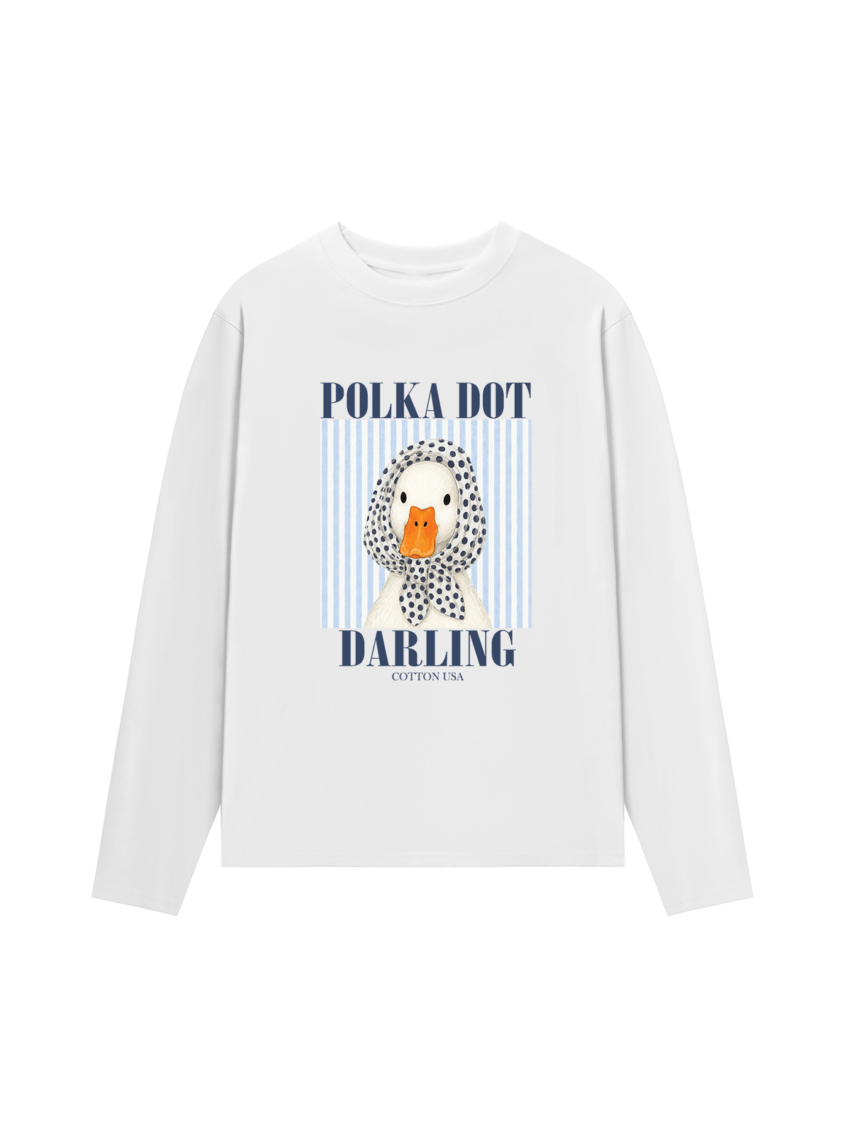 Áo Thun Dài Tay Farm Polka Dot Darling