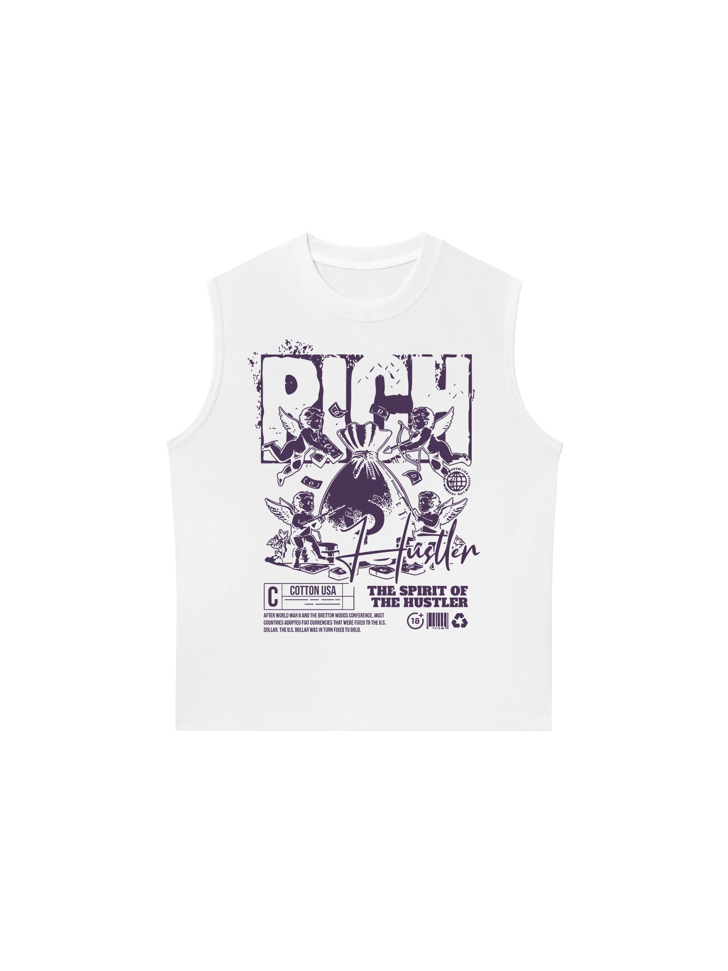 Áo Ba Lỗ Relaxed Fit Money The Spirit Of The Hustler