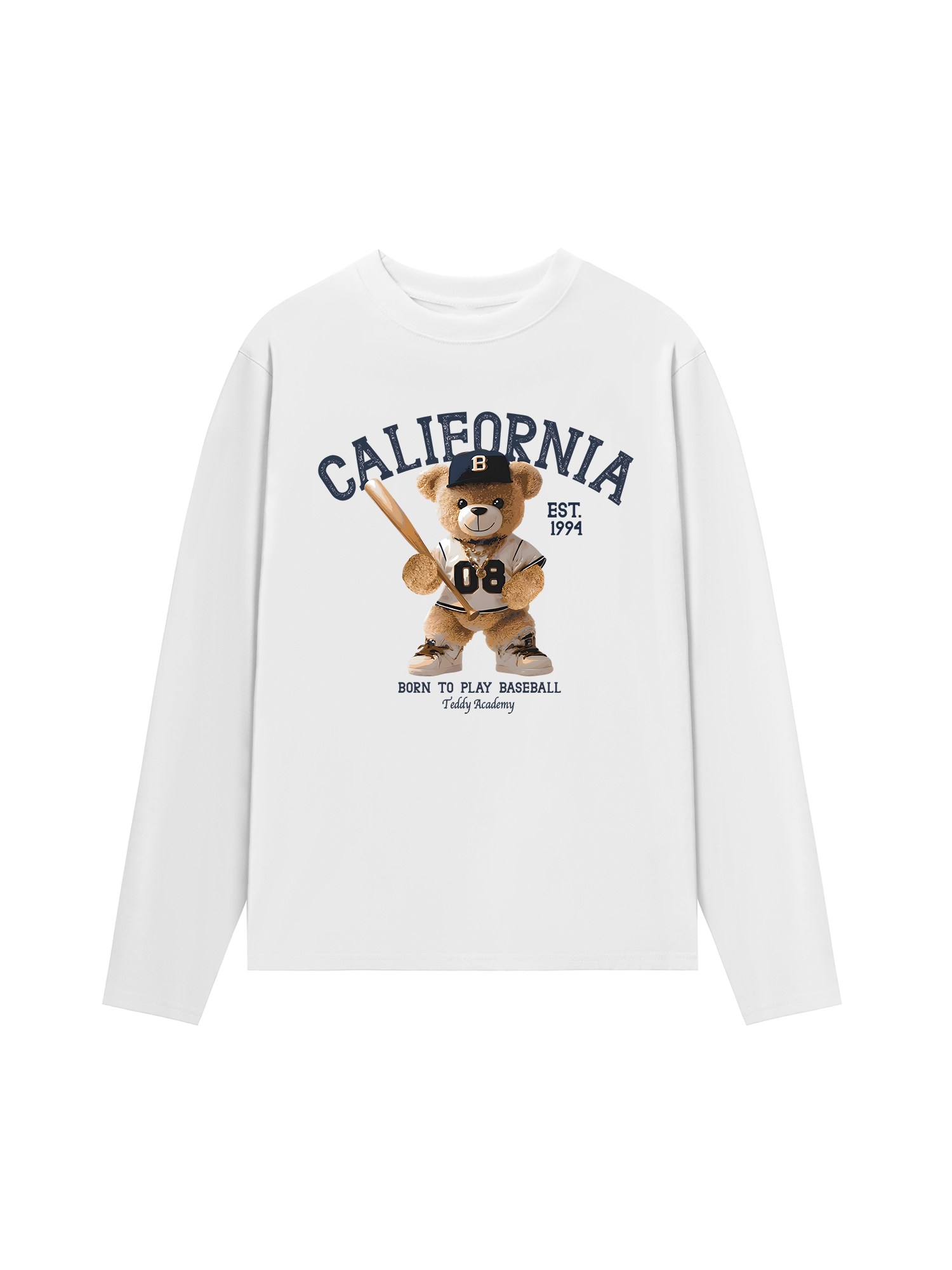 Áo Thun Dài Tay Baseball Born To Play