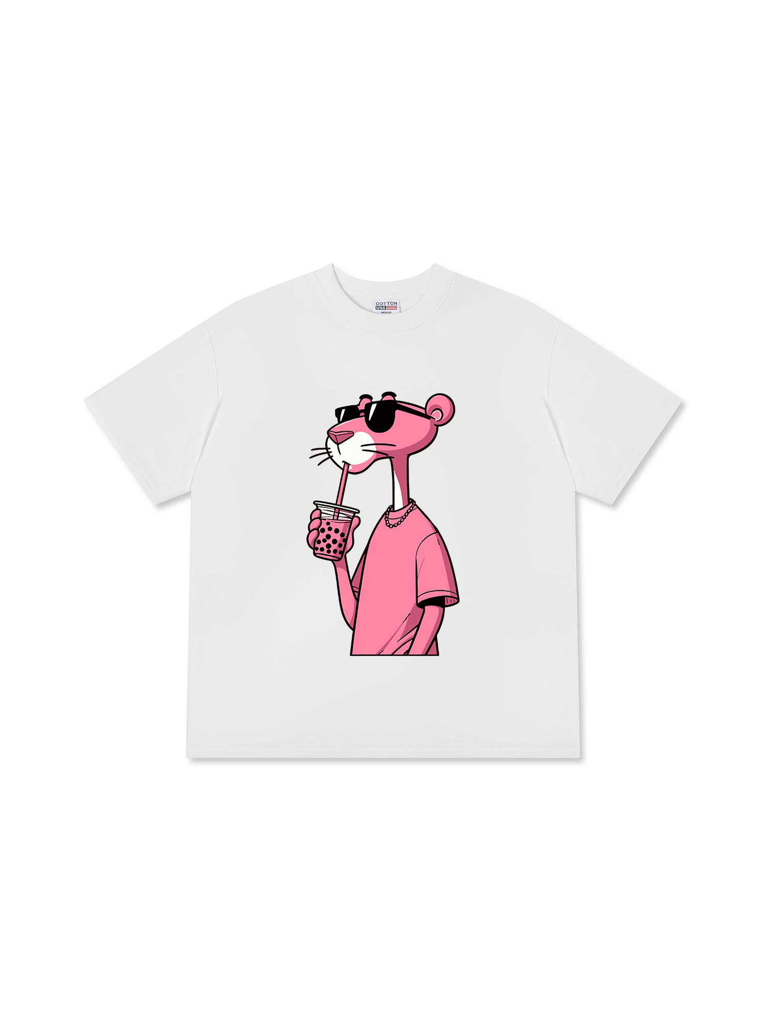 Áo Thun Relaxed Fit Dope Pink Panther