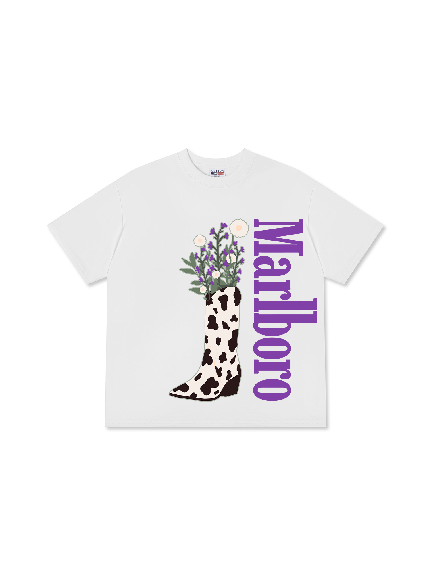 Áo Thun Relaxed Fit Marlboro Flower In My Boot