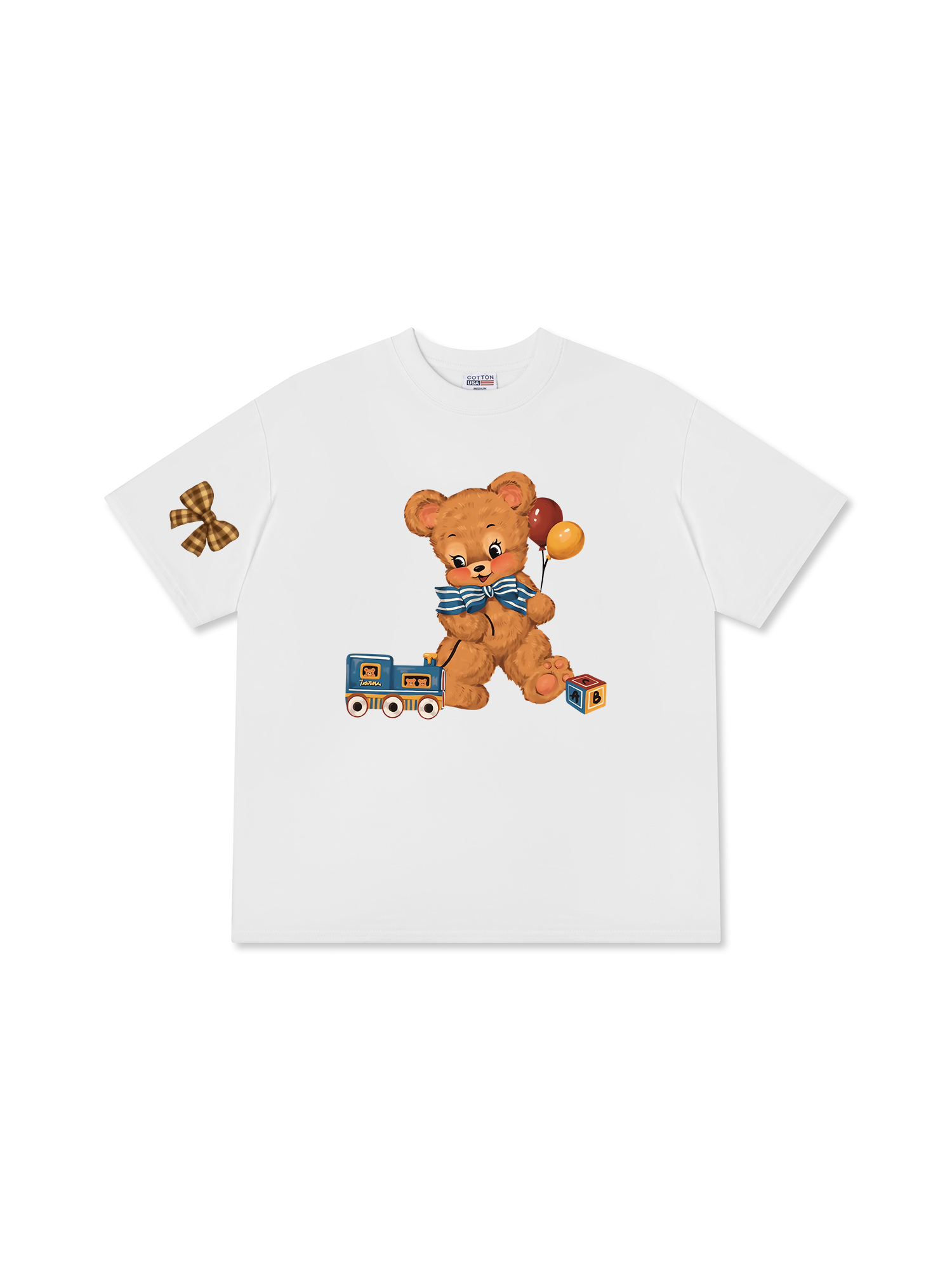 Áo Thun Relaxed Fit Soft Paw CUte Teddy