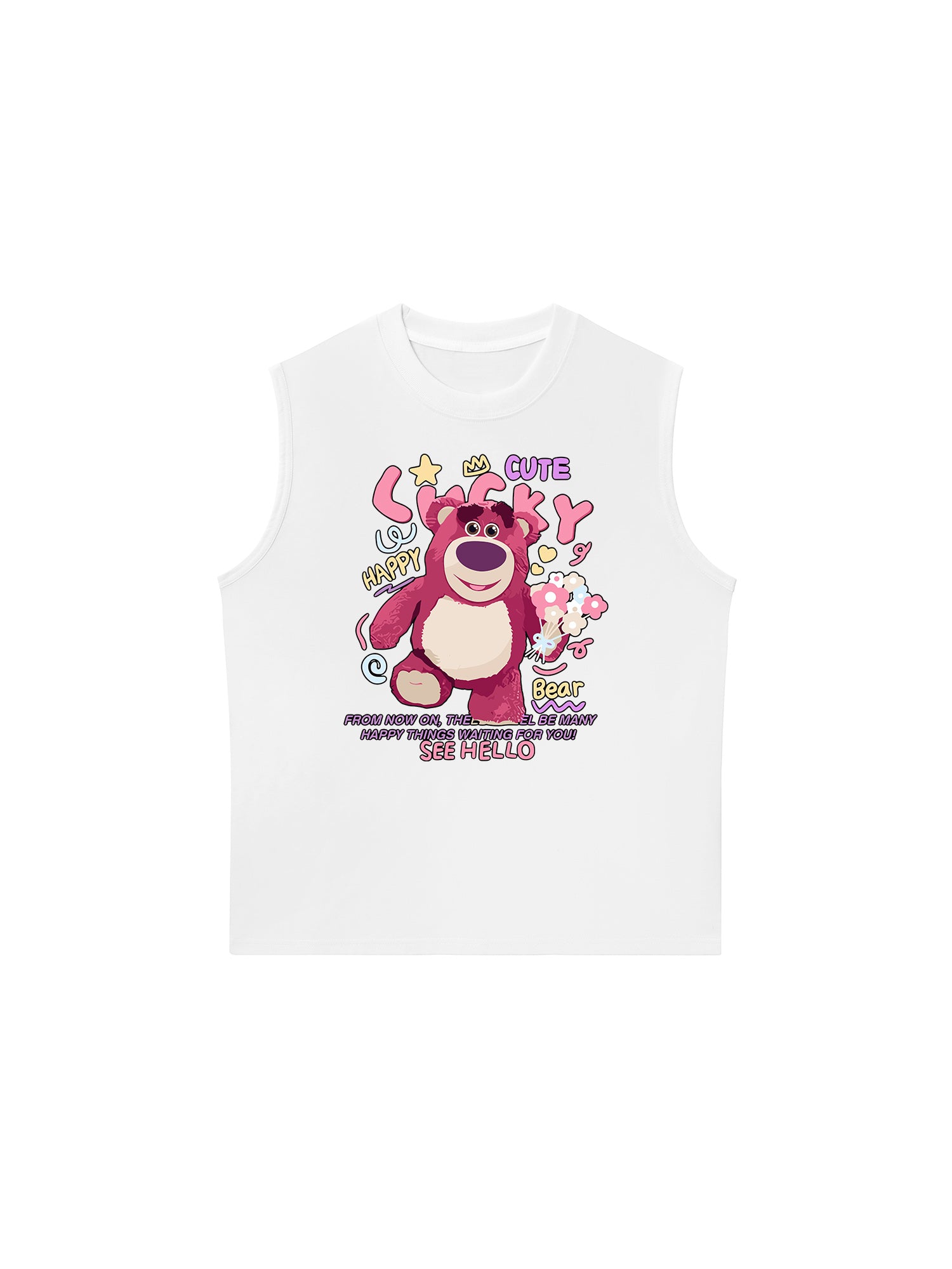 Áo Ba Lỗ Relaxed Fit Lucky Bear