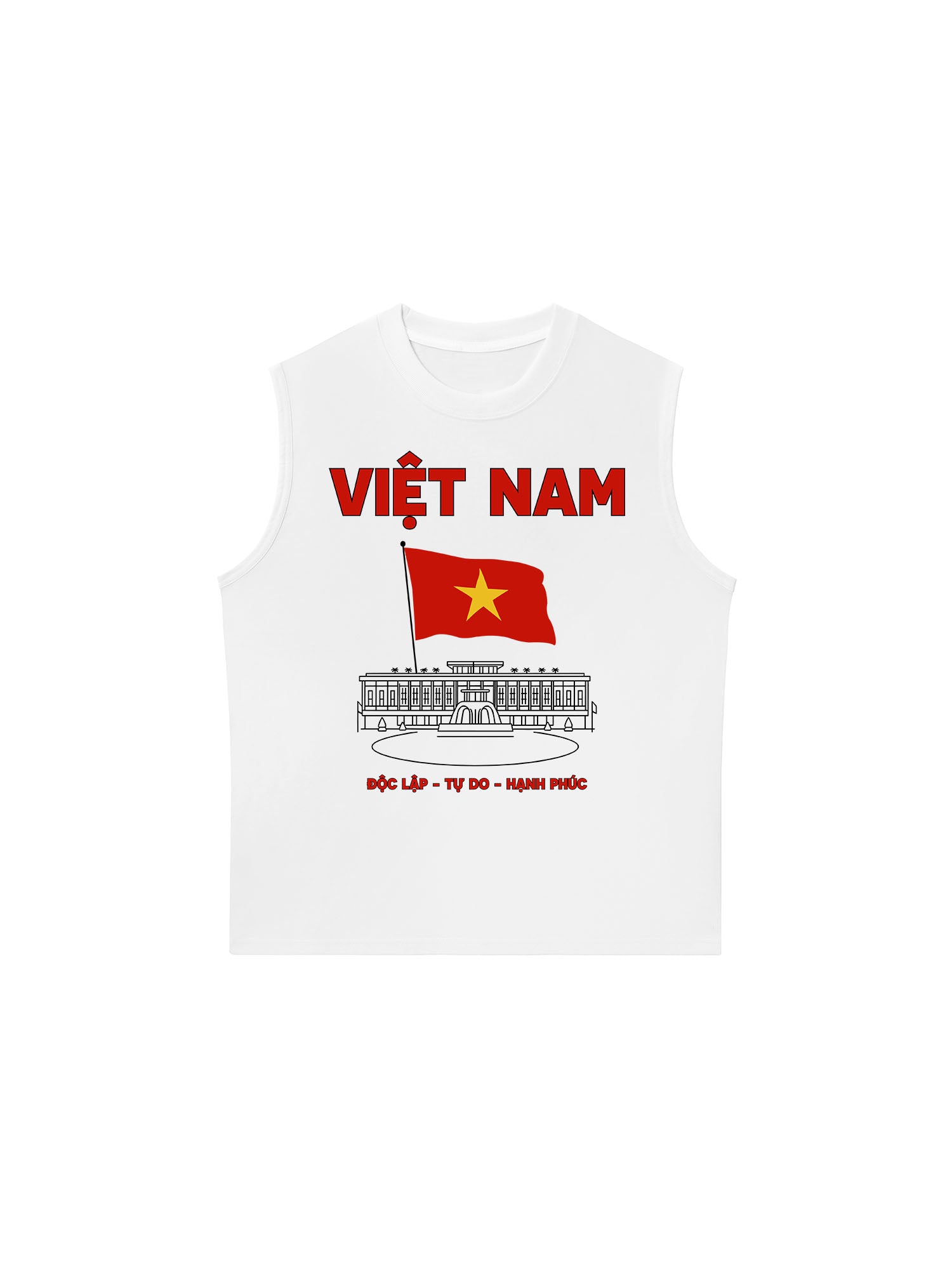 Áo Ba Lỗ Relaxed Fit Việt Nam Độc Lập