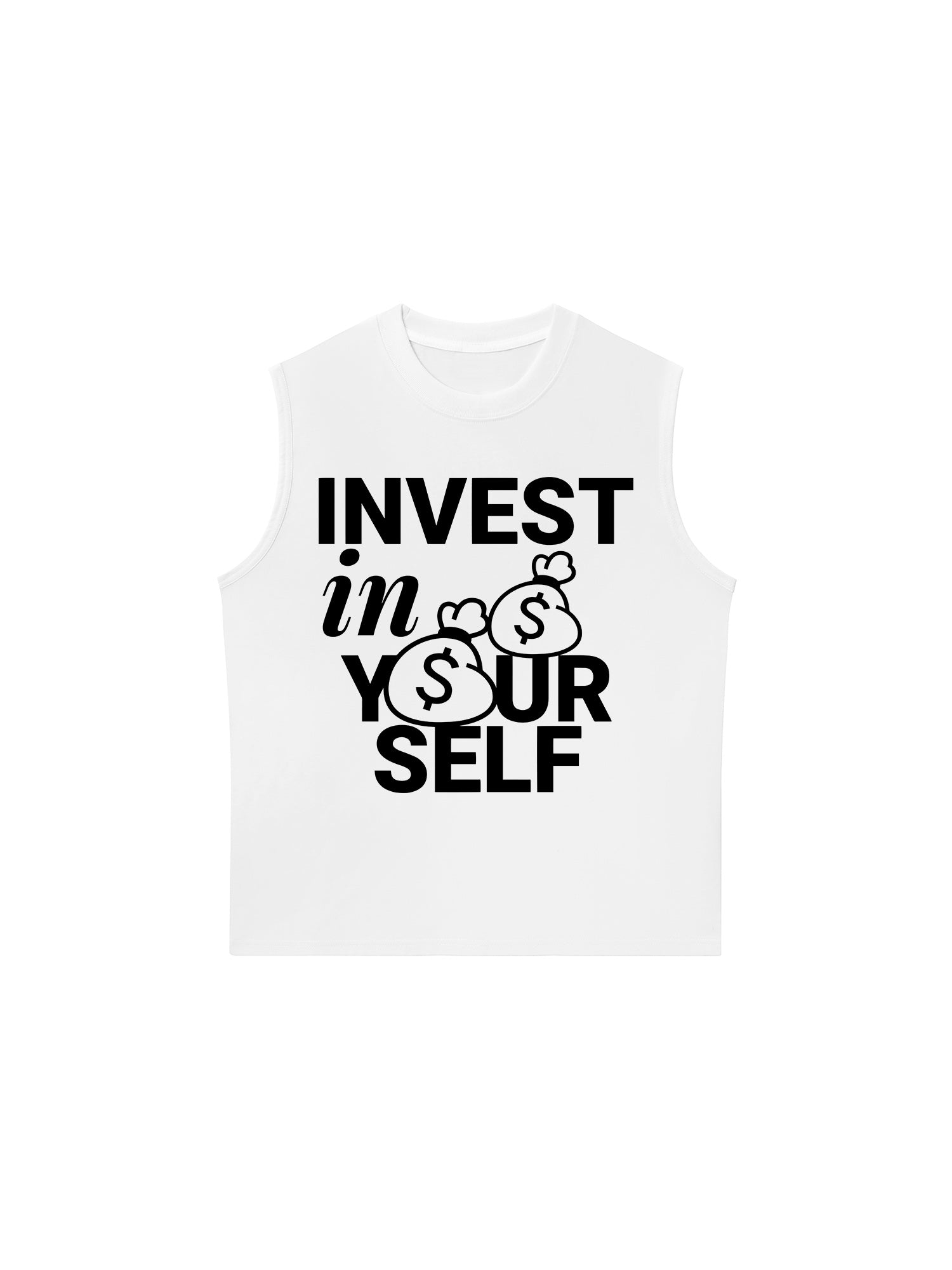 Áo Ba Lỗ Relaxed Fit Money Invest In Yourself