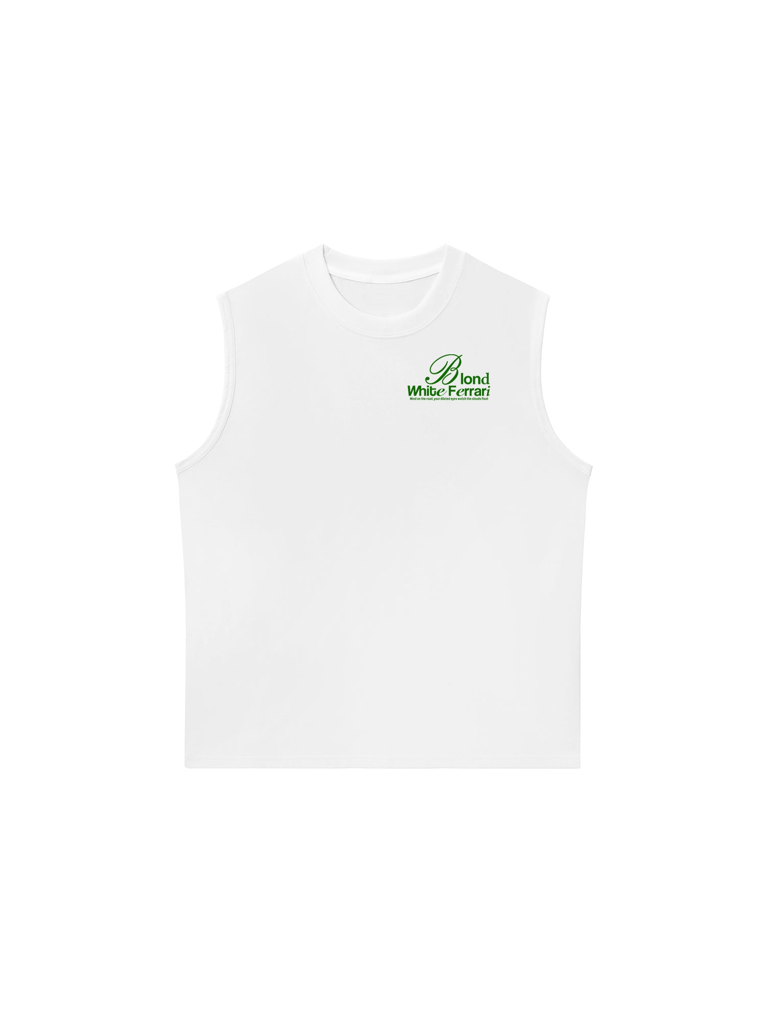 Áo Ba Lỗ Relaxed Fit Ferrari Blond White