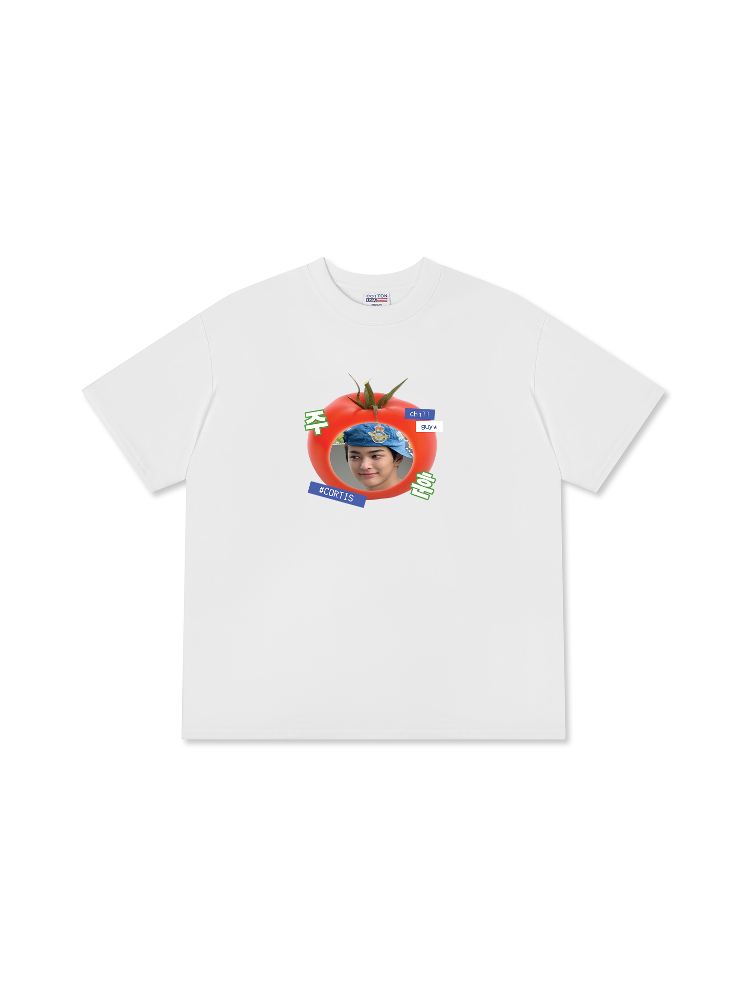 Áo Thun Relaxed Fit Idols Cortis Keonho Tomato