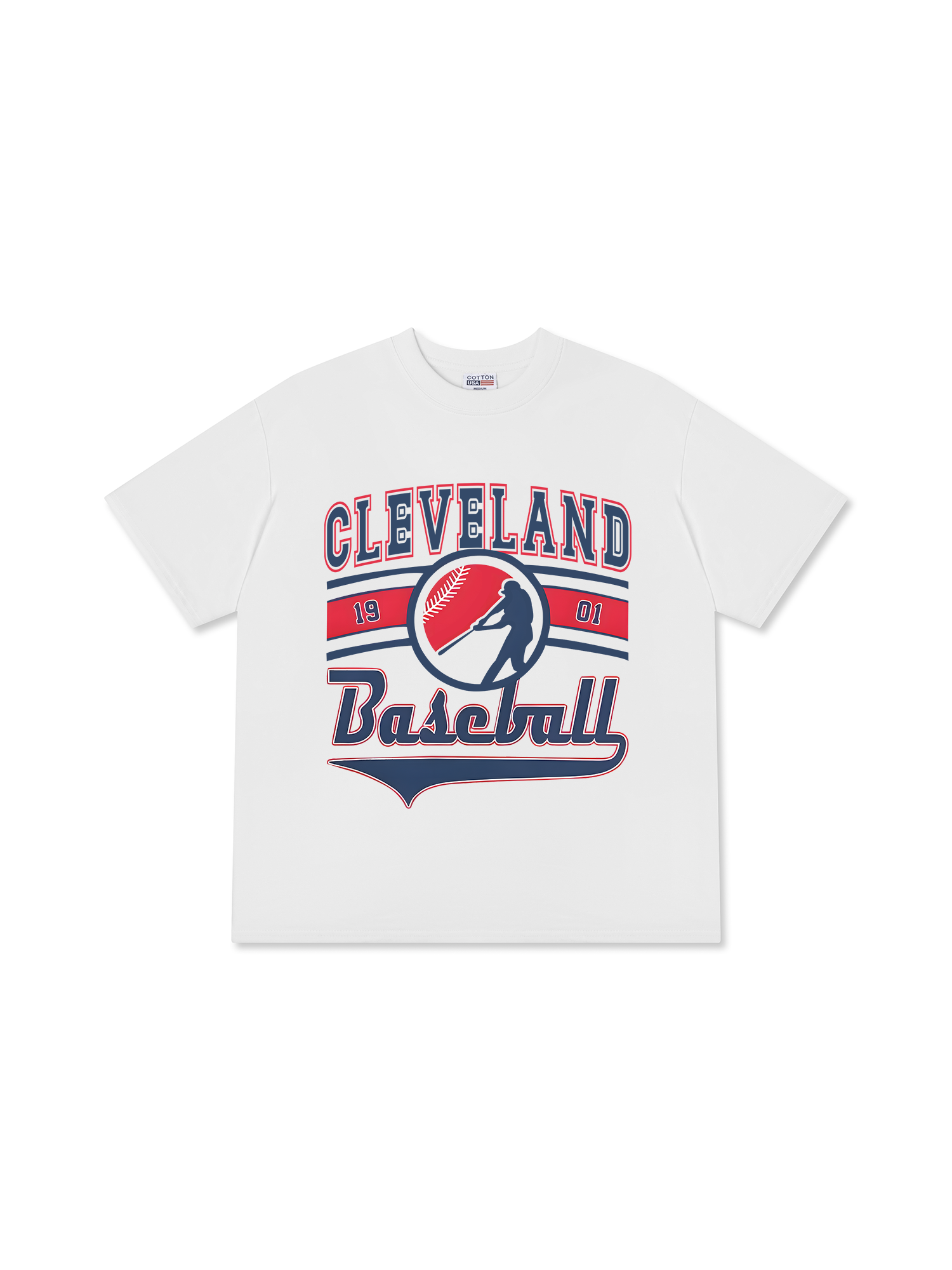 Áo Thun Relaxed Fit Baseball Cleveland