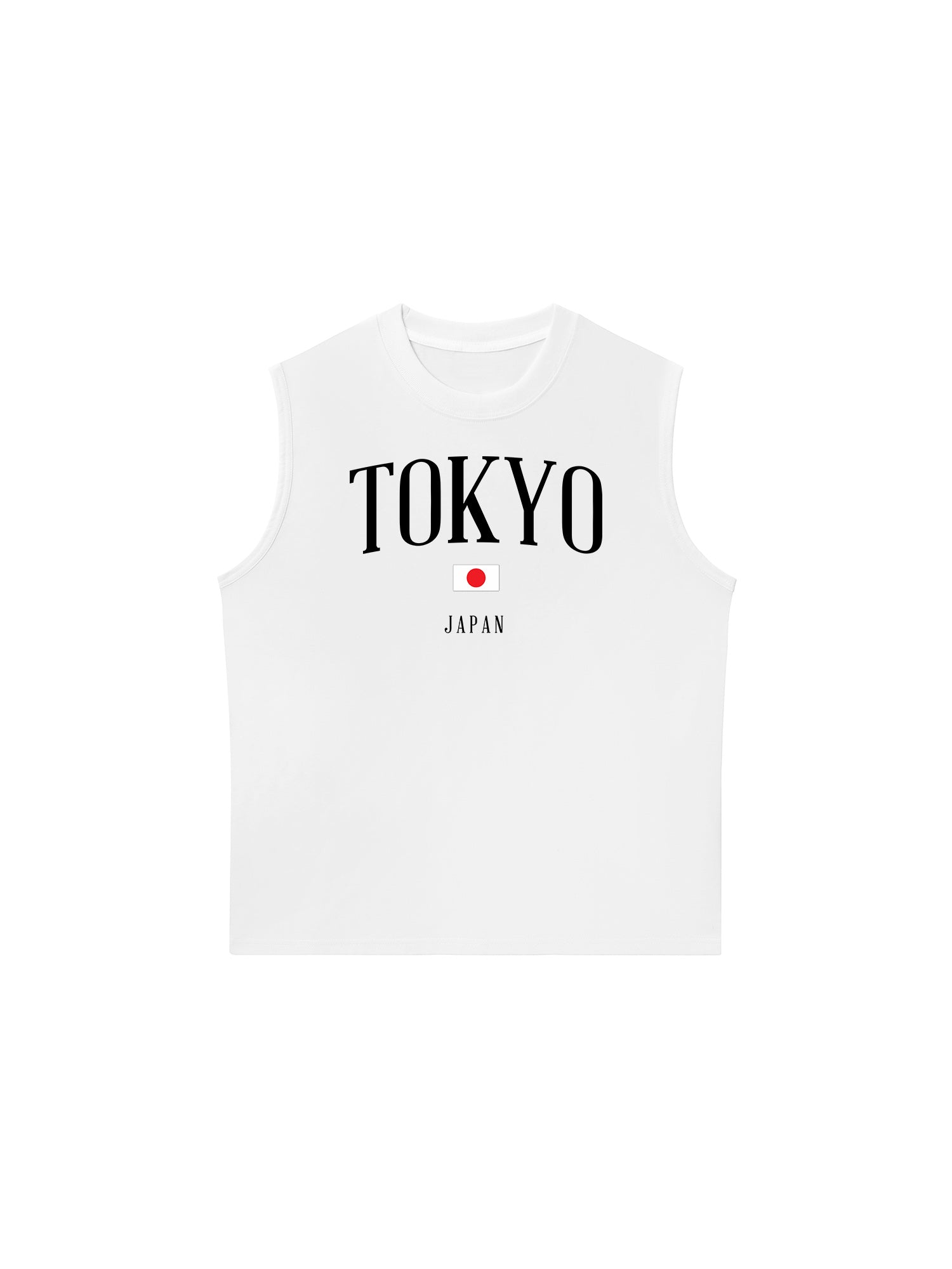 Áo Ba Lỗ Relaxed Fit Tokyo Japan Classic