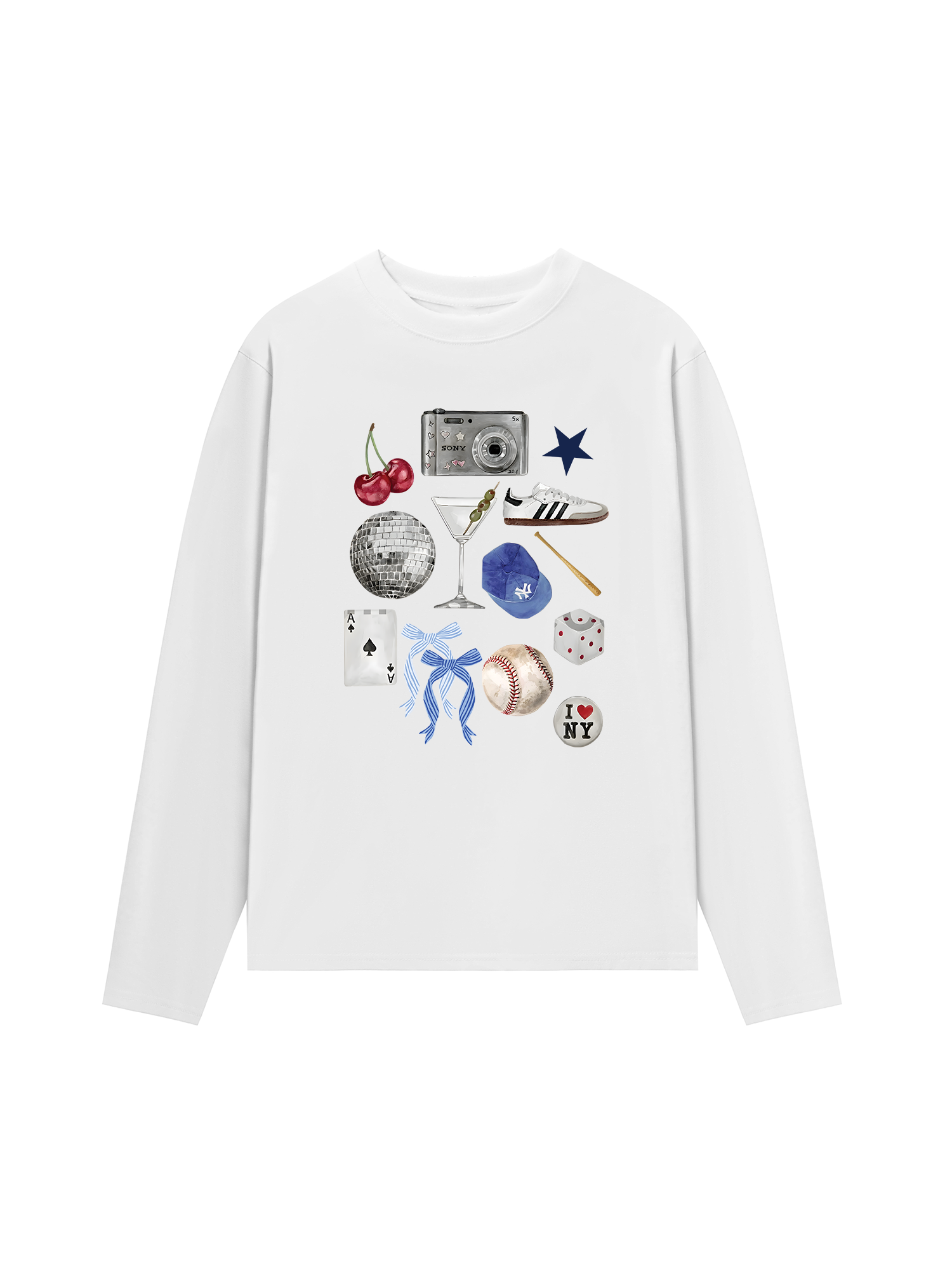 Áo Thun Dài Tay Baseball Cute Things