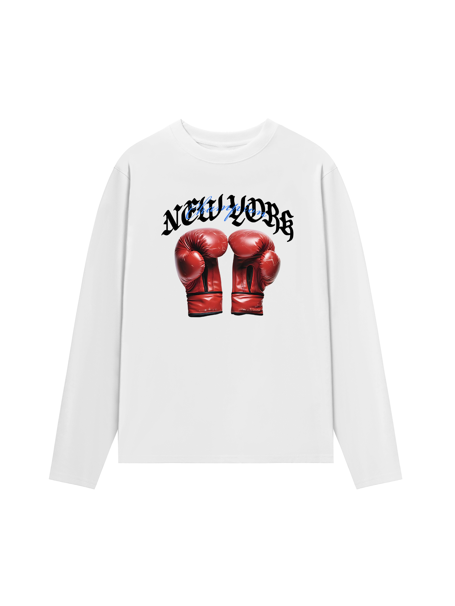Áo Thun Dài Tay Champions New York Boxing