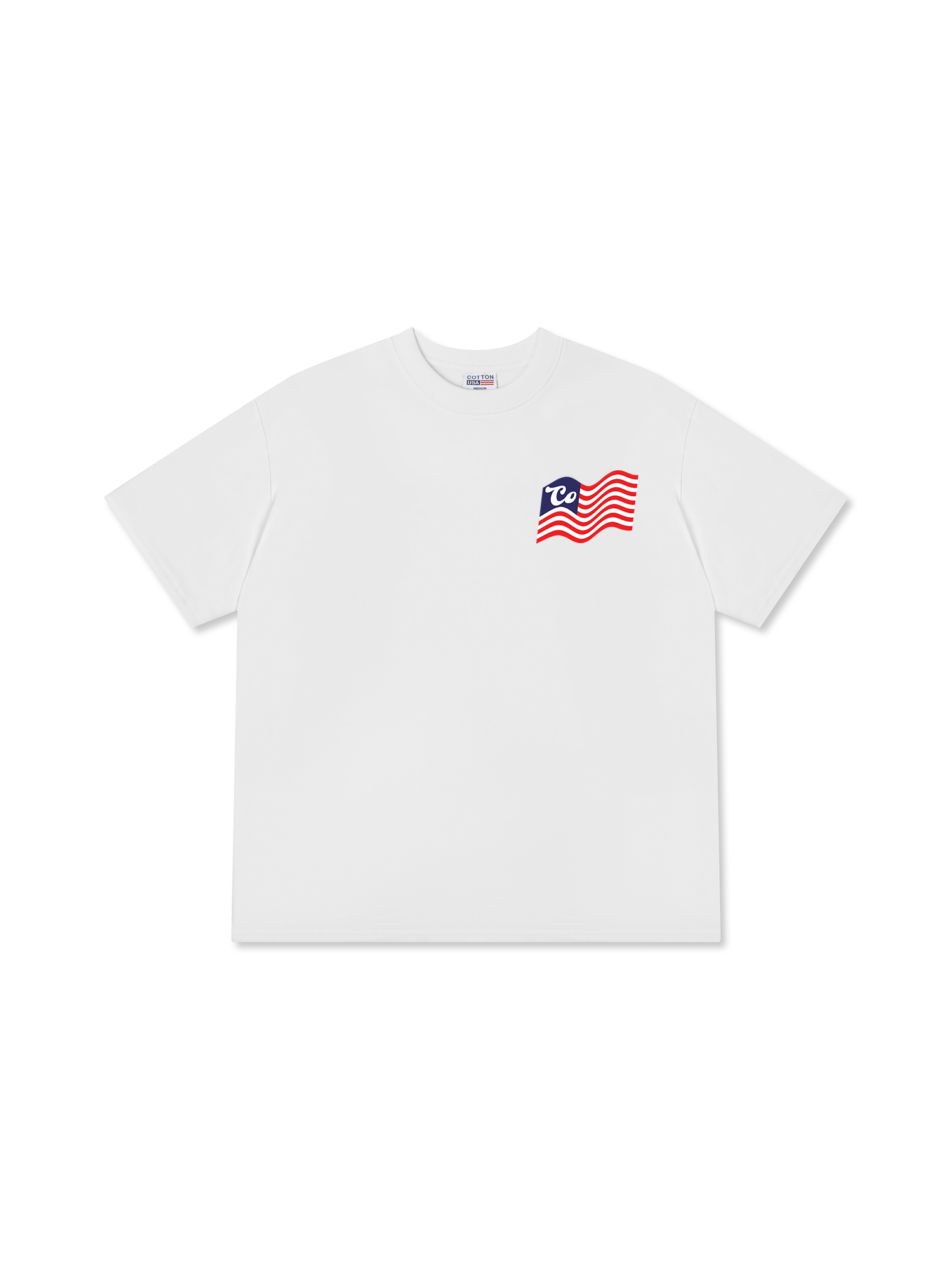 Áo Thun Relaxed Fit USA Cotton USA Flag