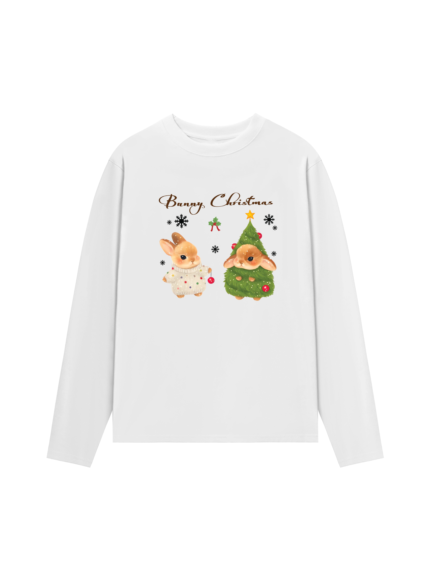 Áo Thun Dài Tay Bunny Christmas