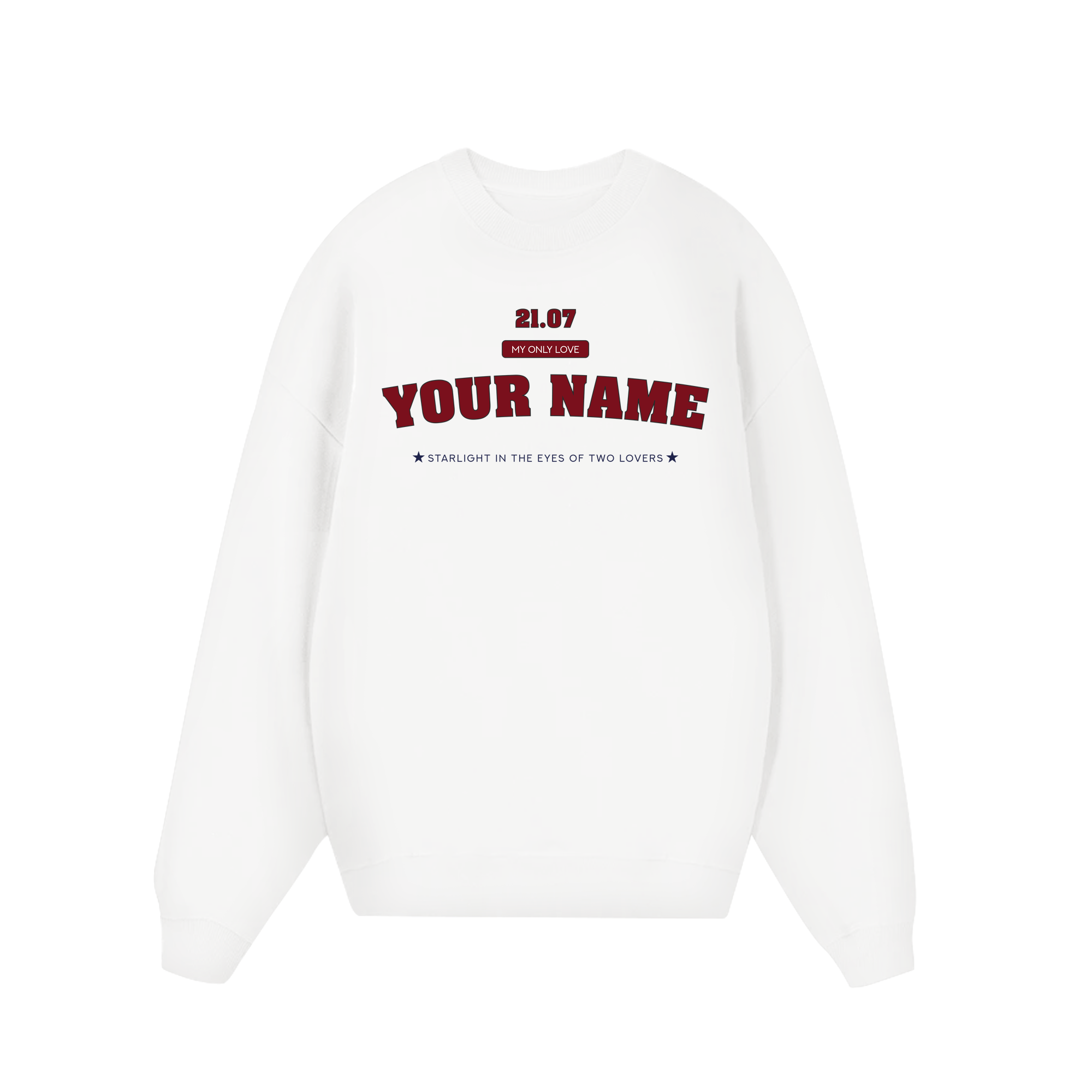 Custom Couple Augenstern My Only Love Sweater