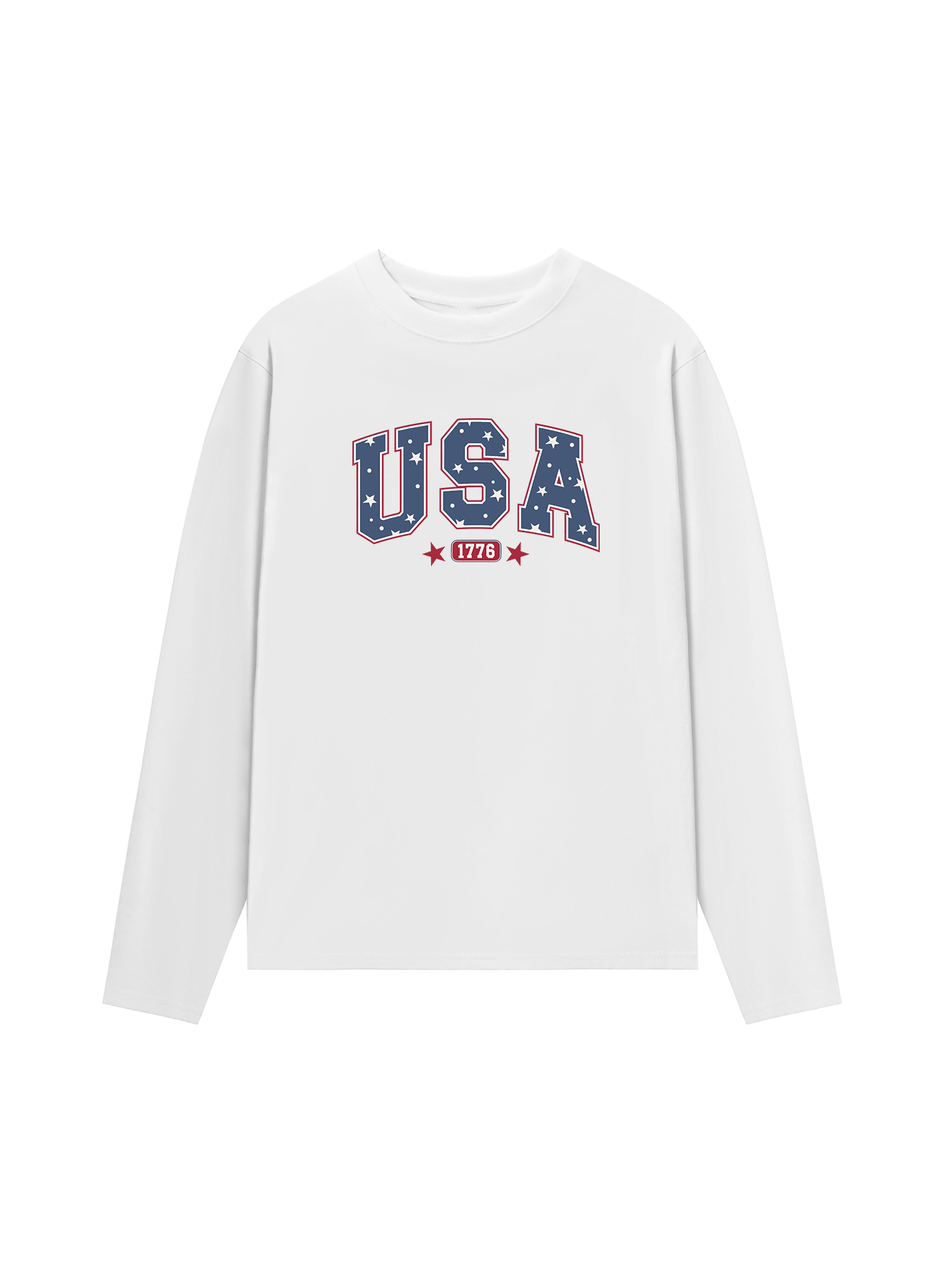 Áo Thun Dài Tay USA Retro Star