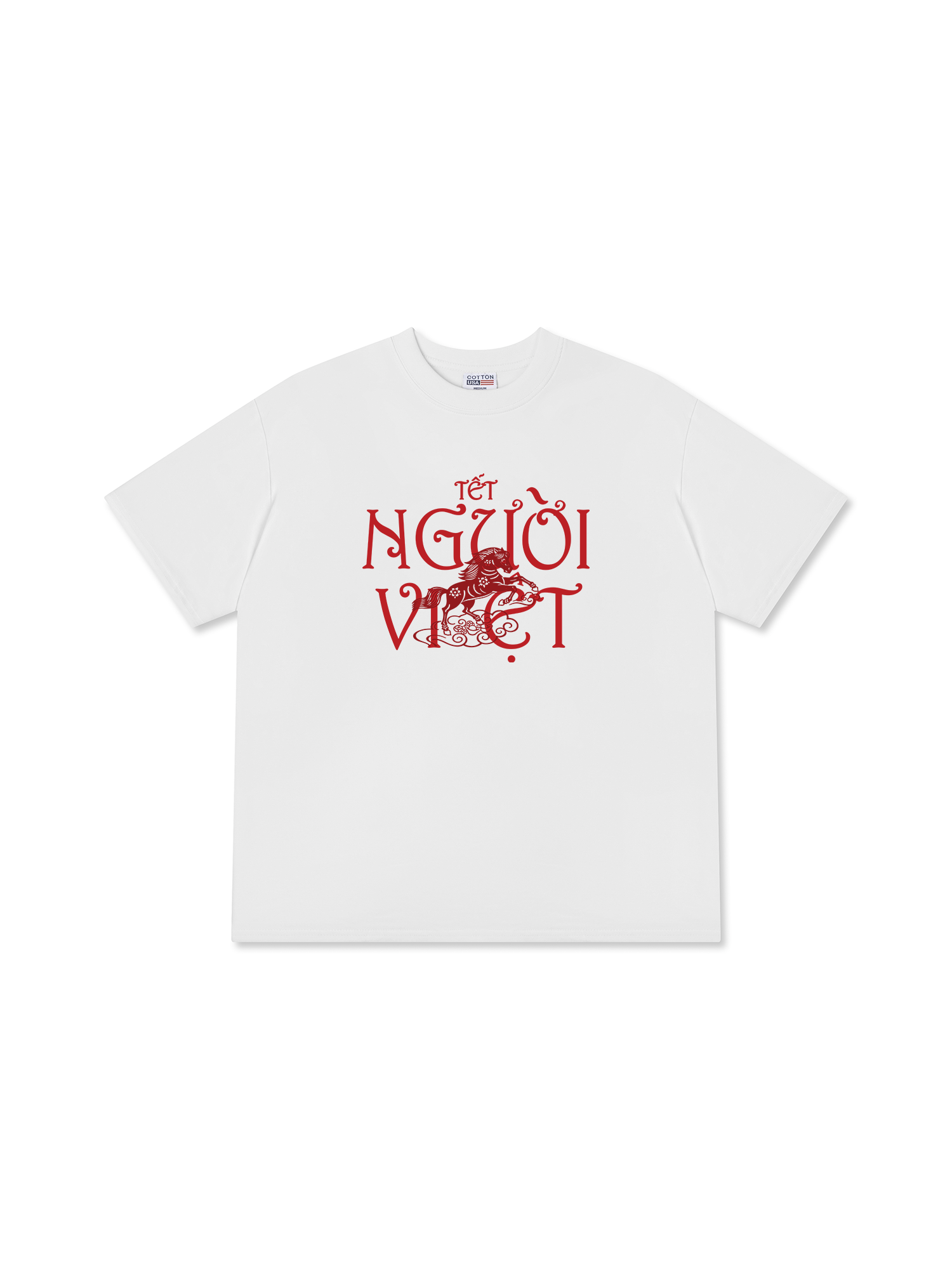 Áo Thun Relaxed Fit Tết Người Việt - Mã Đáo Thành Công