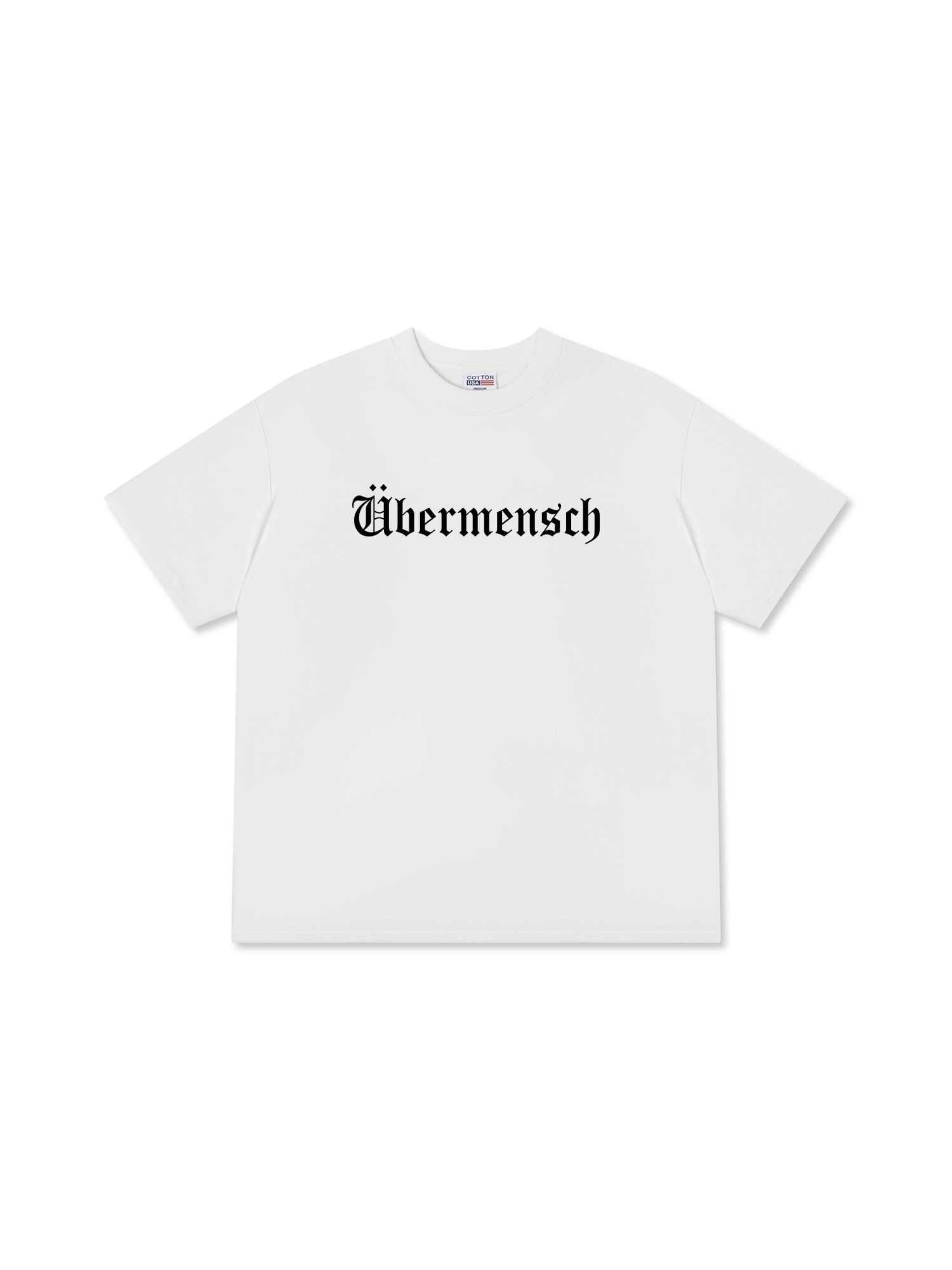 Áo Thun Relaxed Fit Idols Ubermensch Black And White