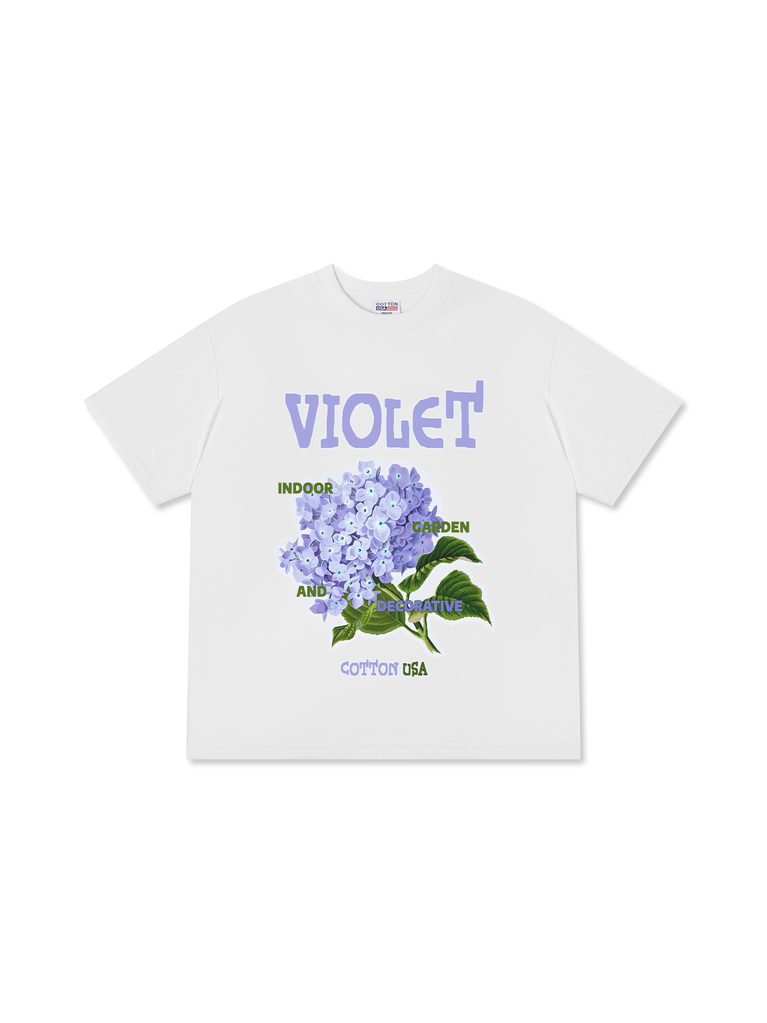 Áo Thun Relaxed Fit Floral Indoor Violet
