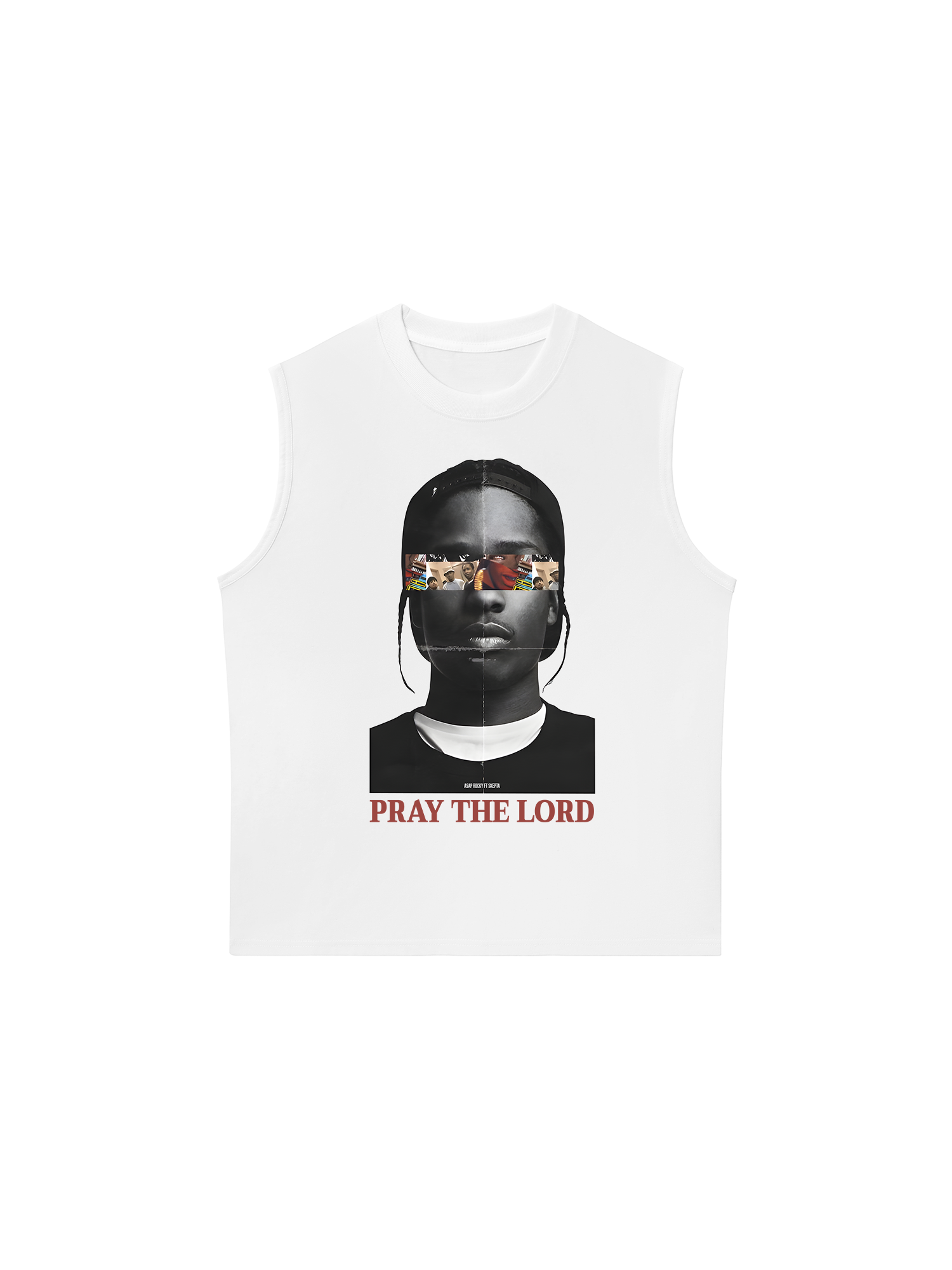 Áo Ba Lỗ Relaxed Fit Rapper Pray The Lord