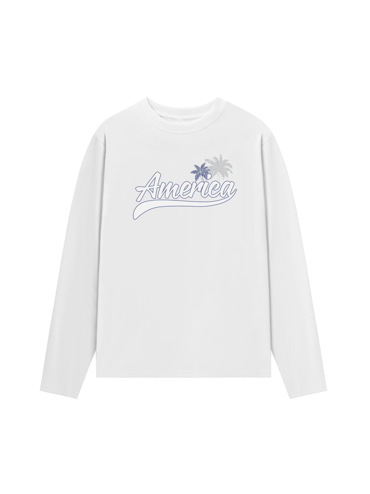 Áo Thun Dài Tay Baseball America Summer Time