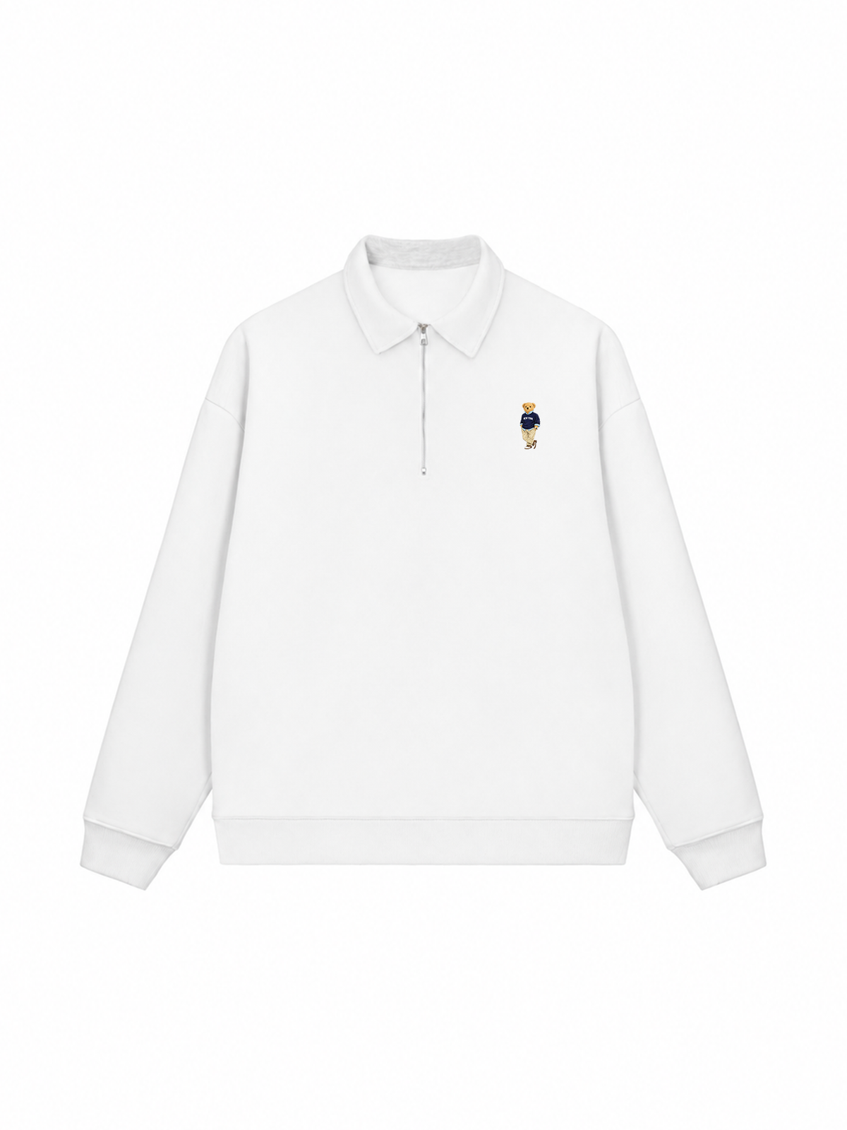 Áo Sweater Polo Nỉ Hai Da Classic Bear