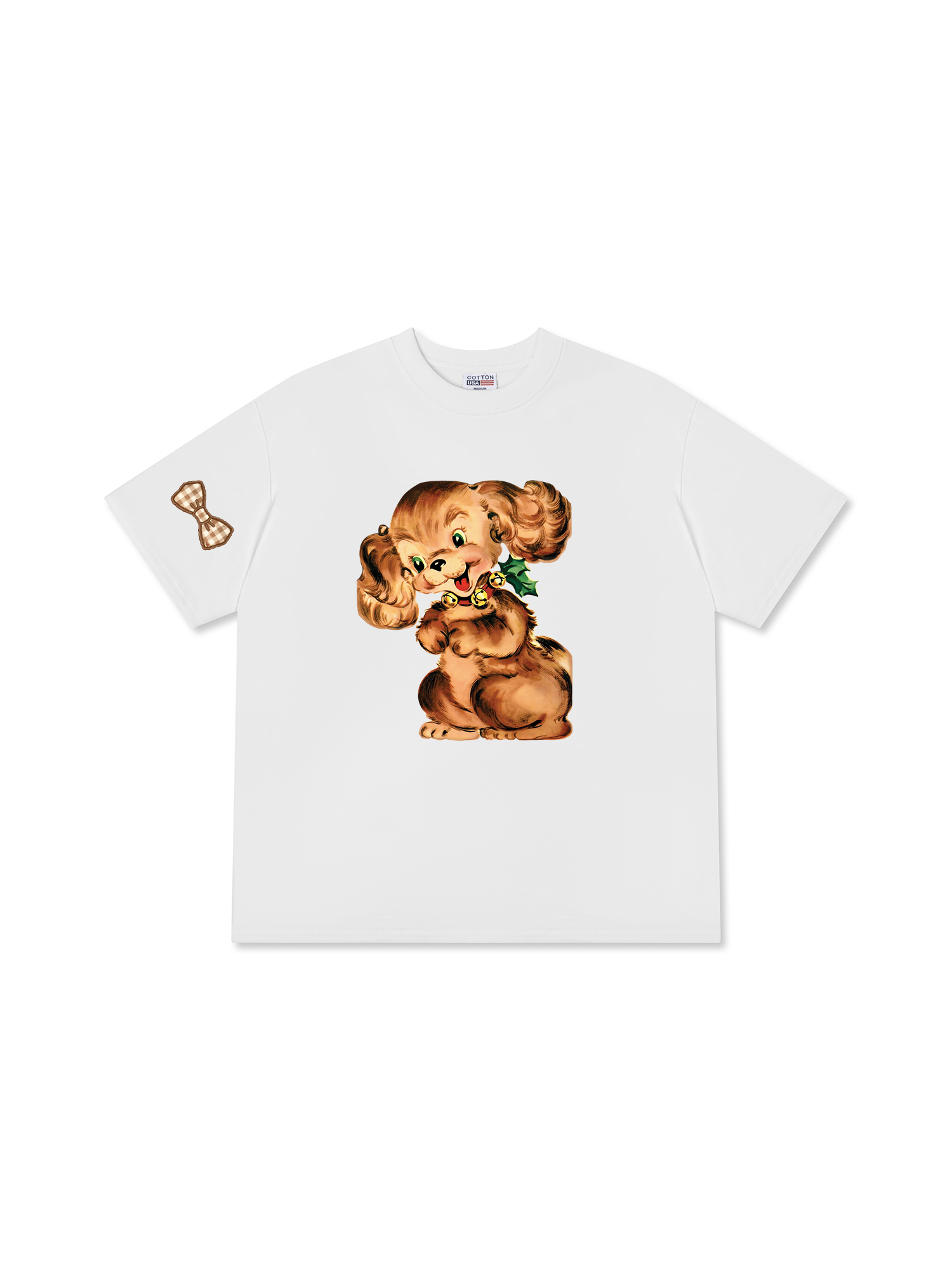 Áo Thun Relaxed Fit Soft Paw Brown Dog