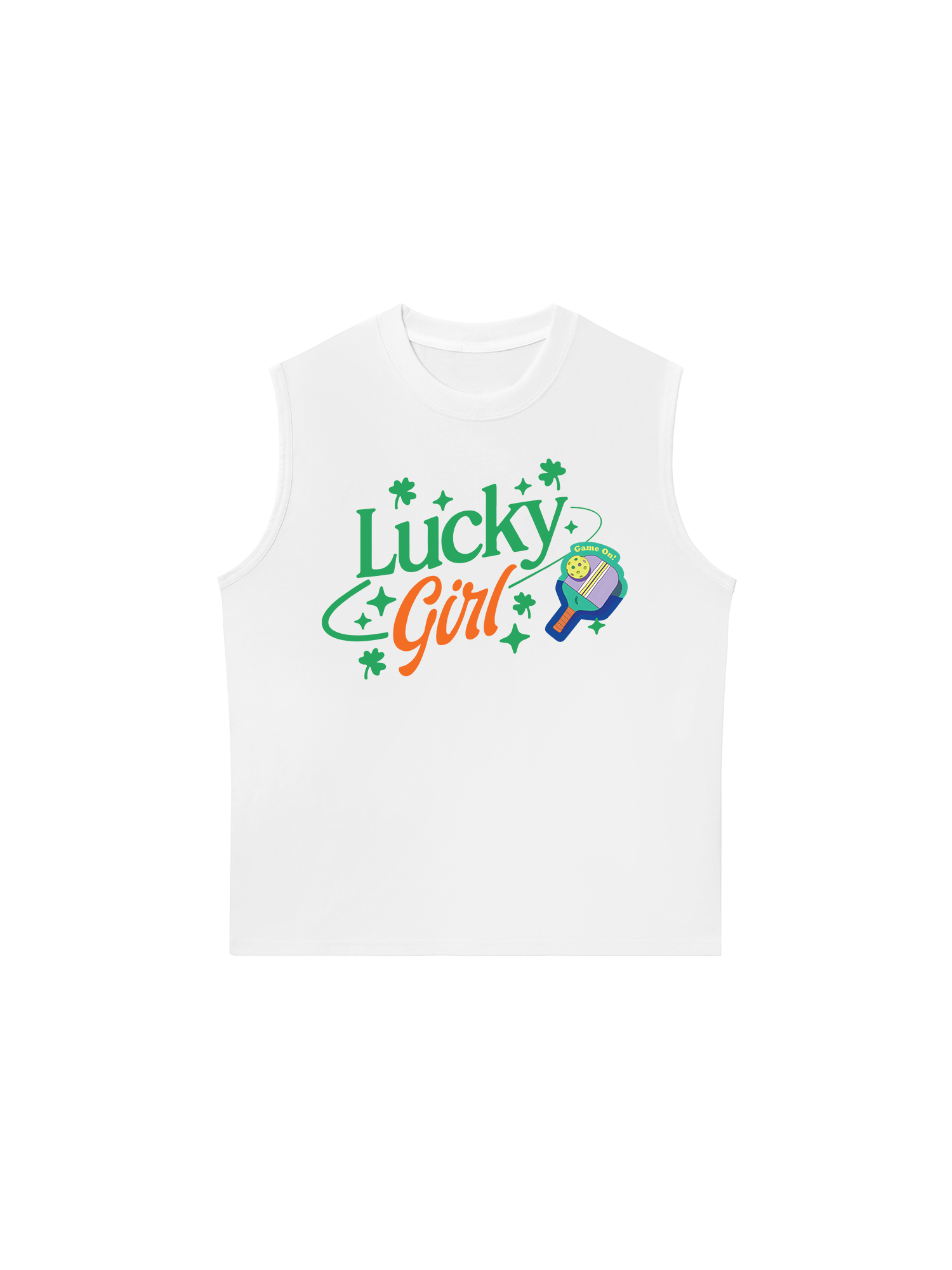 Áo Ba Lỗ Relaxed Fit Pickleball Lucky Girl