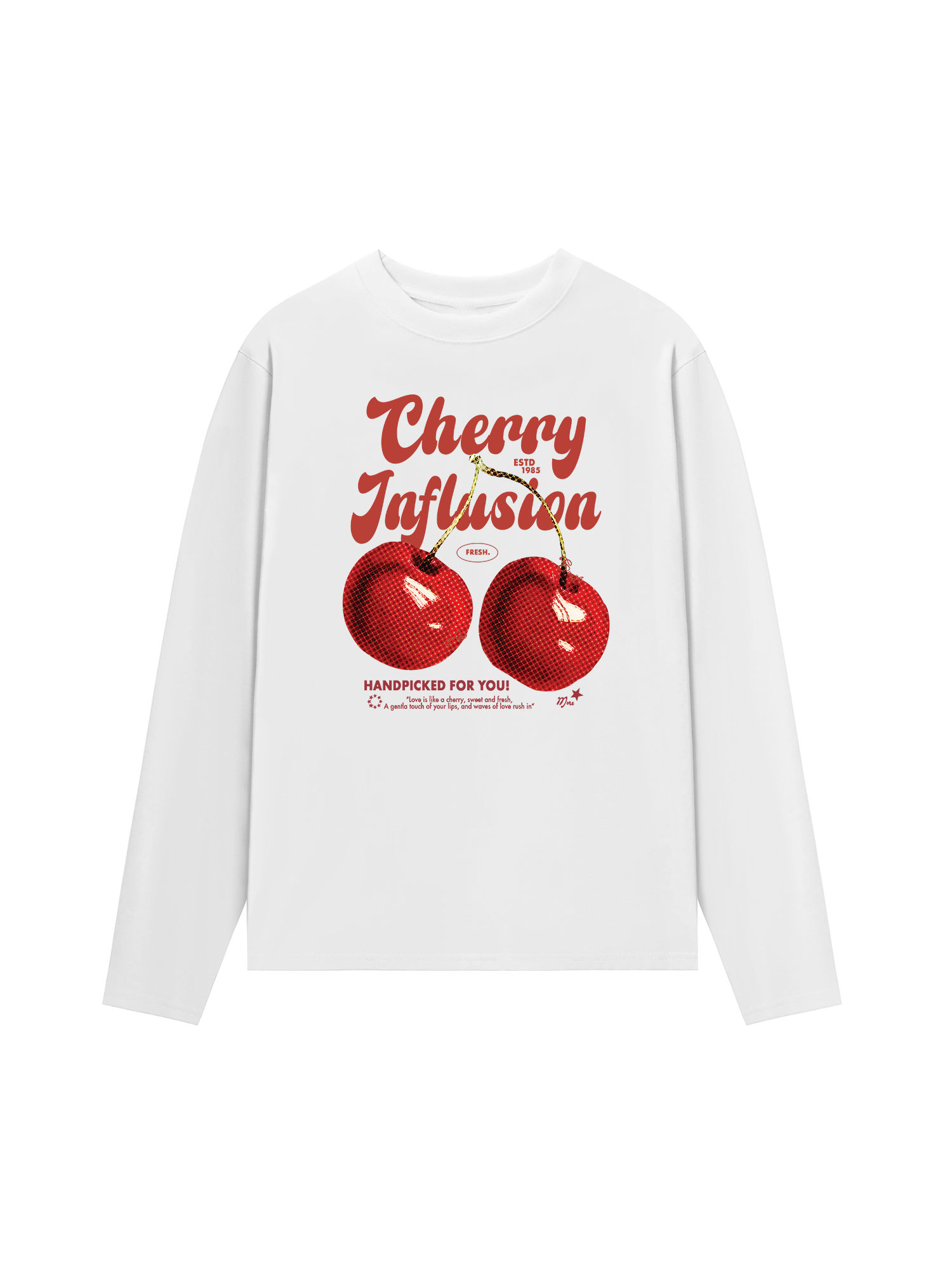 Áo Thun Dài Tay Tropical Cherry Influsion