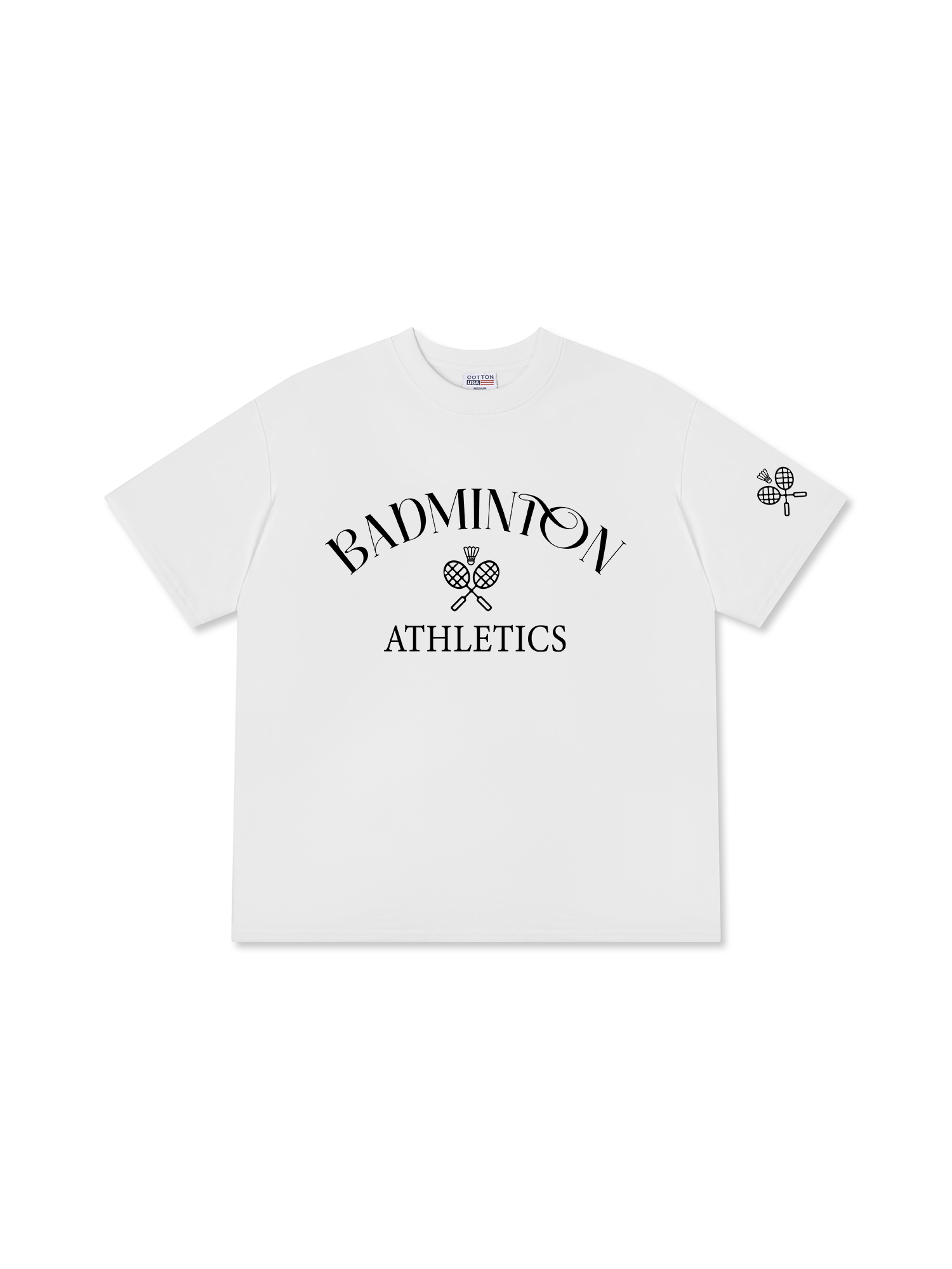 Áo Thun Relaxed Fit Badminton Athletics