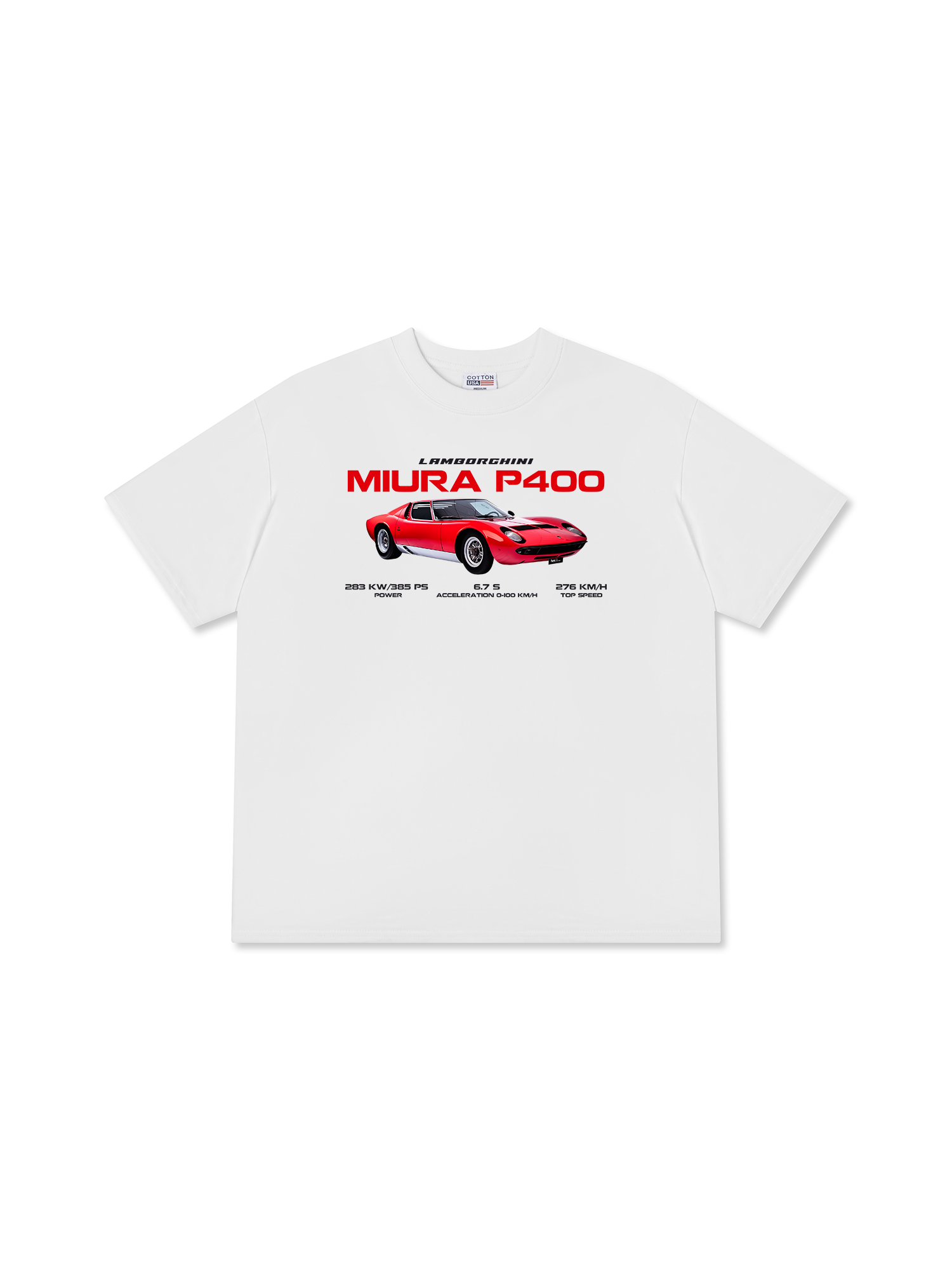 Áo Thun Relaxed Fit Lamborghini Miura P400