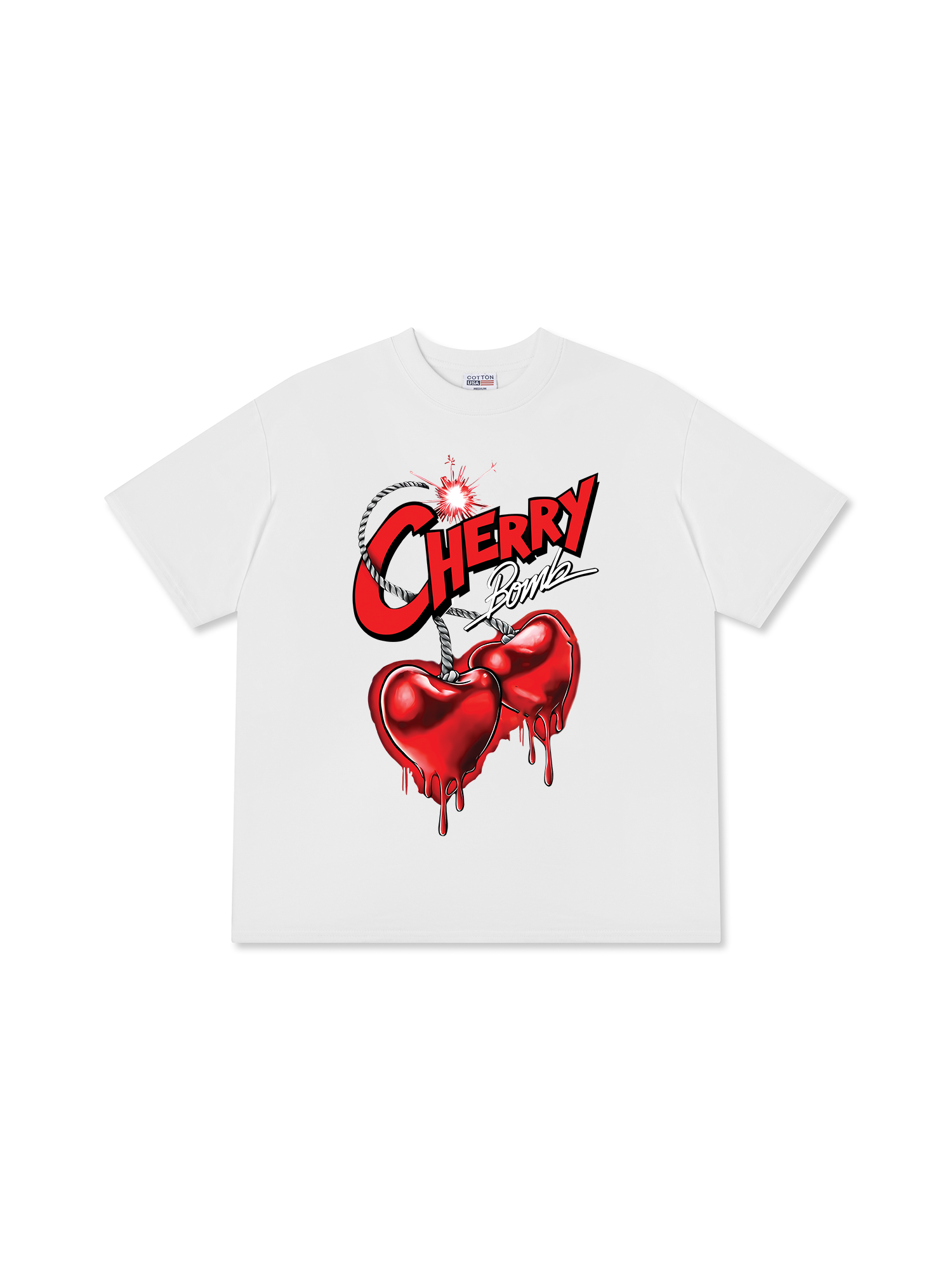 Áo Thun Relaxed Fit Cherry Bombb