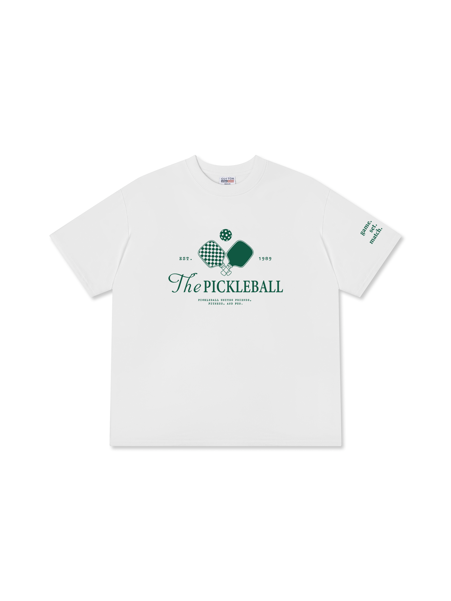 Áo Thun Relaxed Fit Pickleball Unites Friends