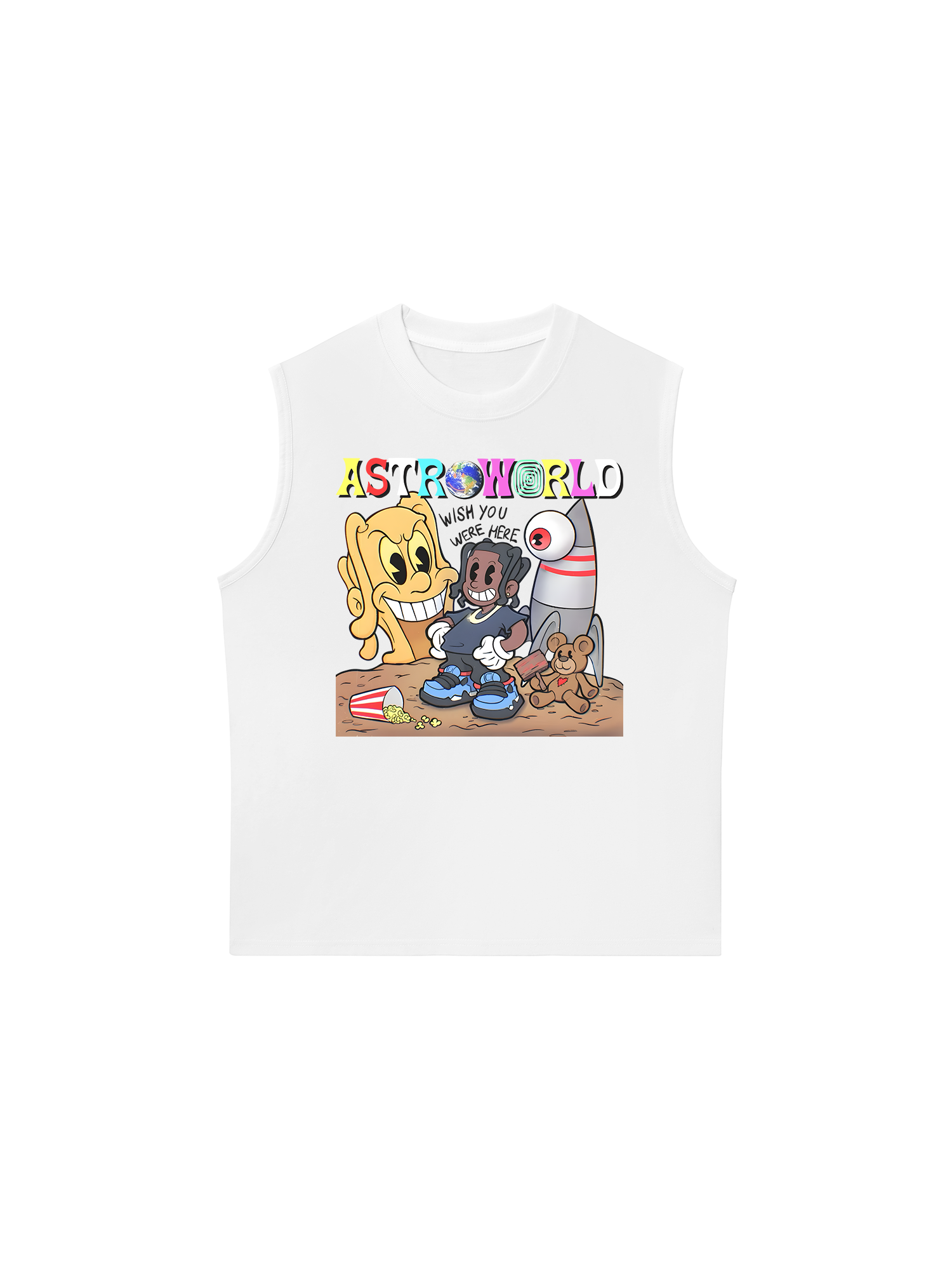 Áo Ba Lỗ Relaxed Fit Astroworld Travis