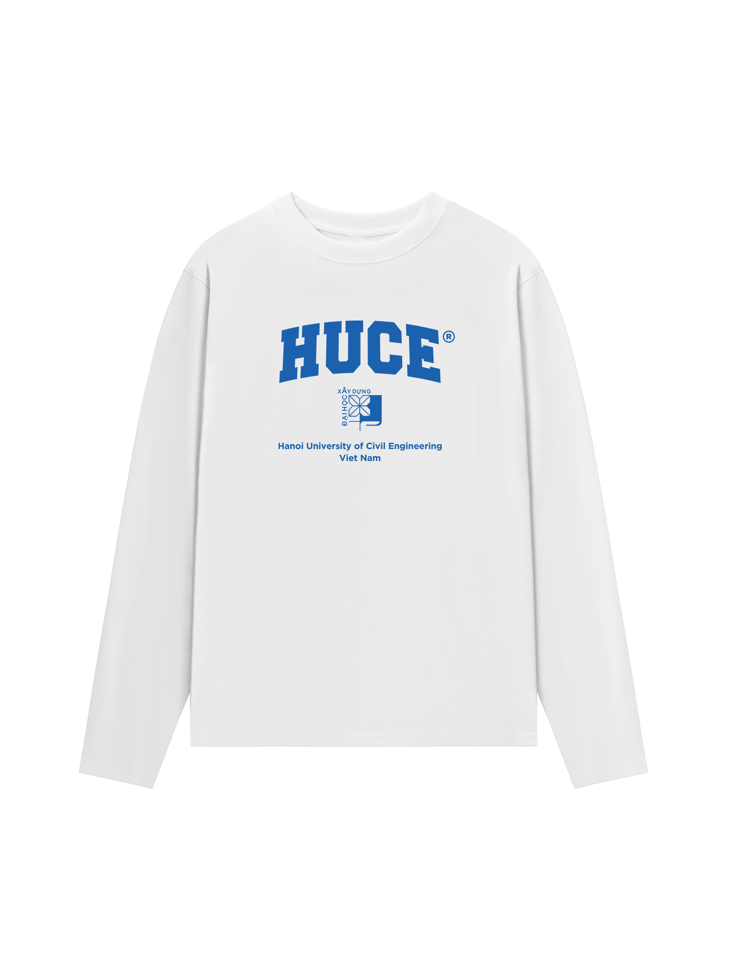 Áo Thun Dài Tay HUCE - Hanoi University of Civil Engineering