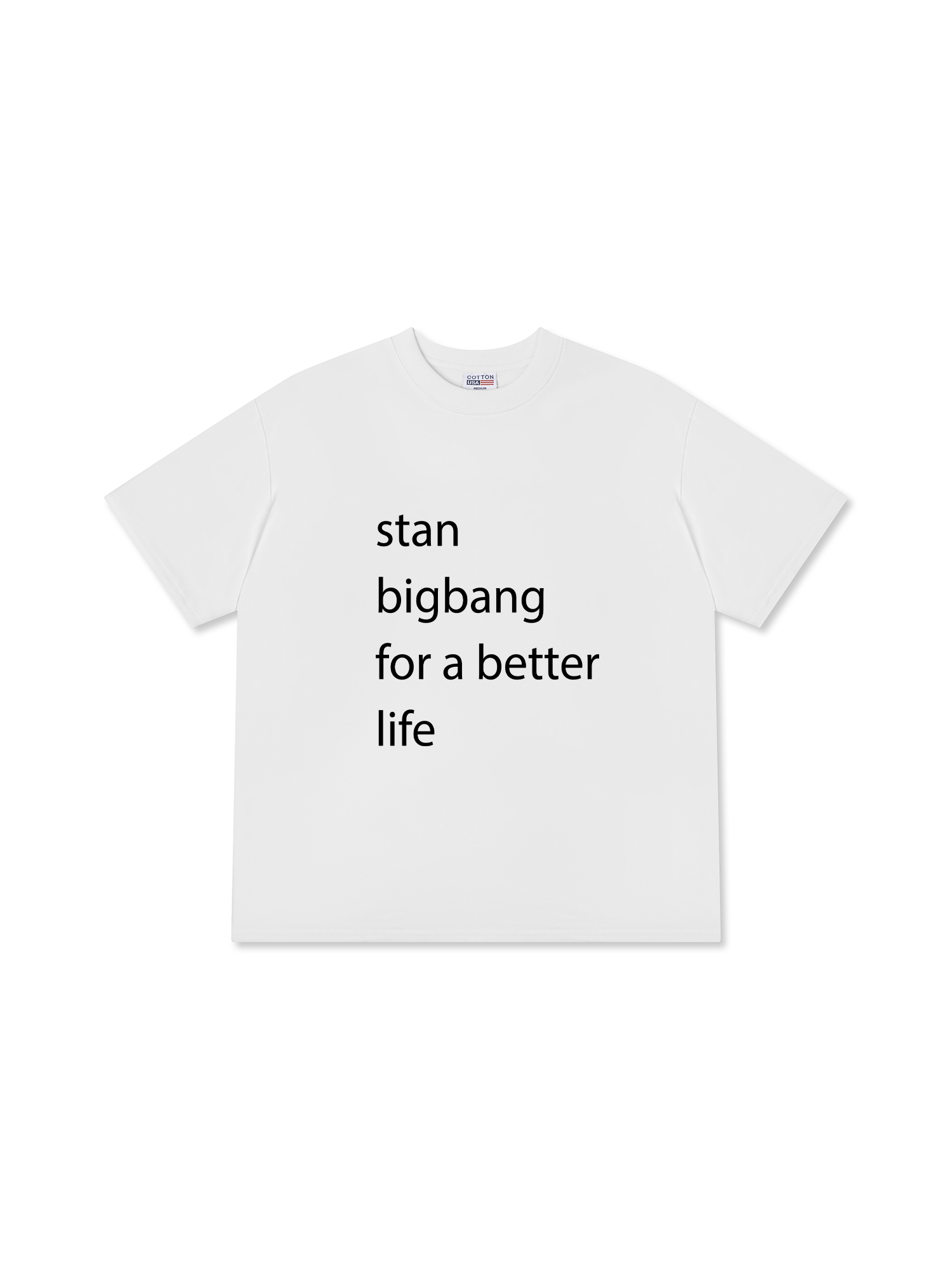 Áo Thun Relaxed Fit Idols Stan Big Bang For A Better Life