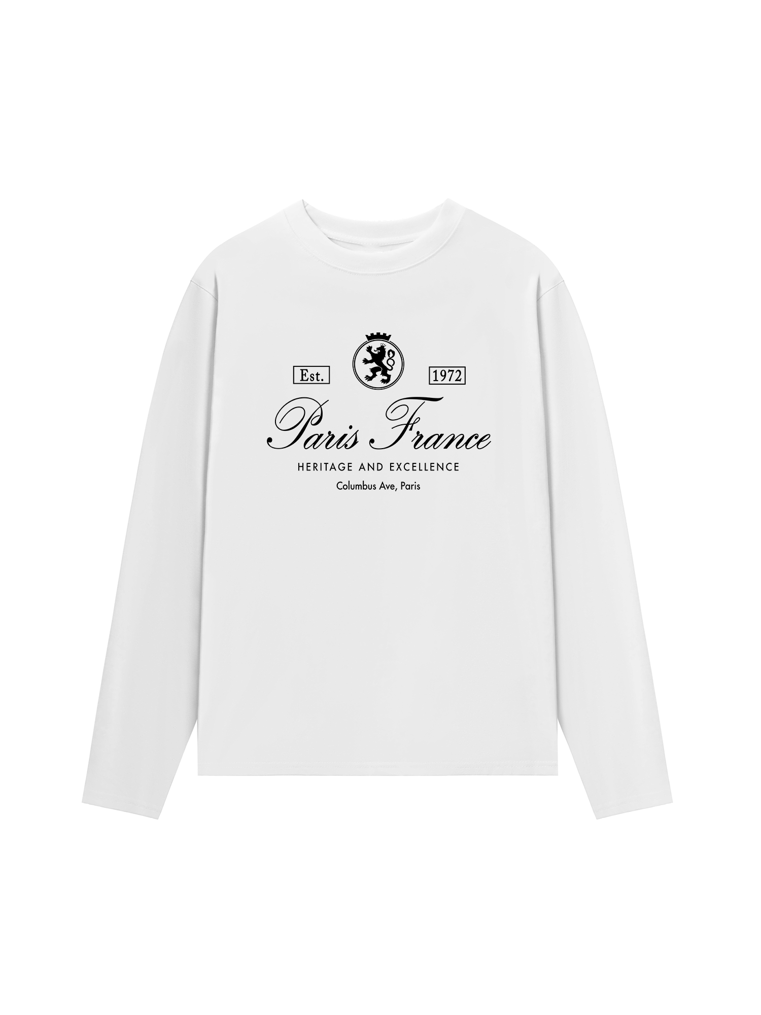 Áo Thun Dài Tay Vintage Paris France