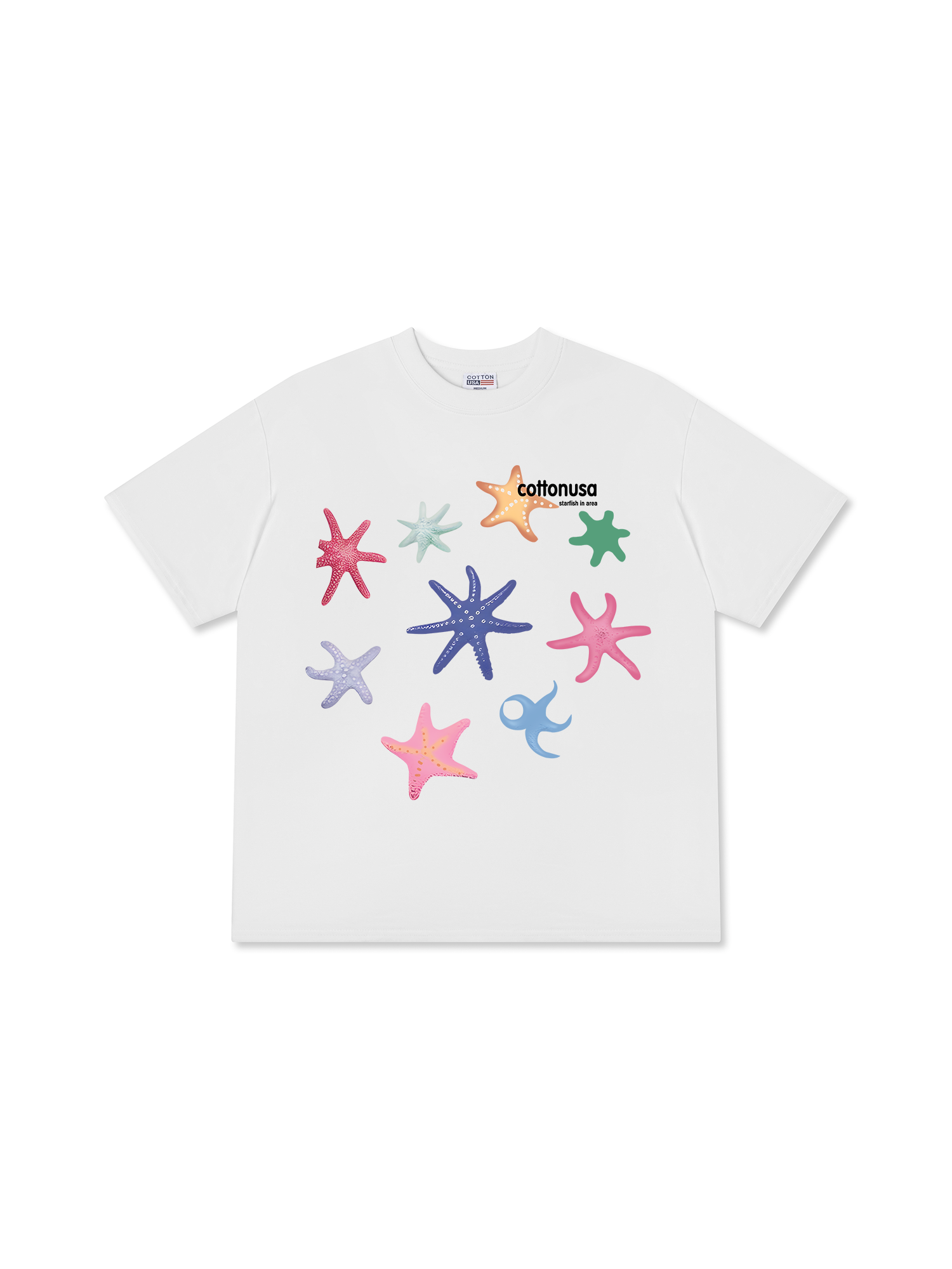 Áo Thun Relaxed Fit Tropical Star Fish