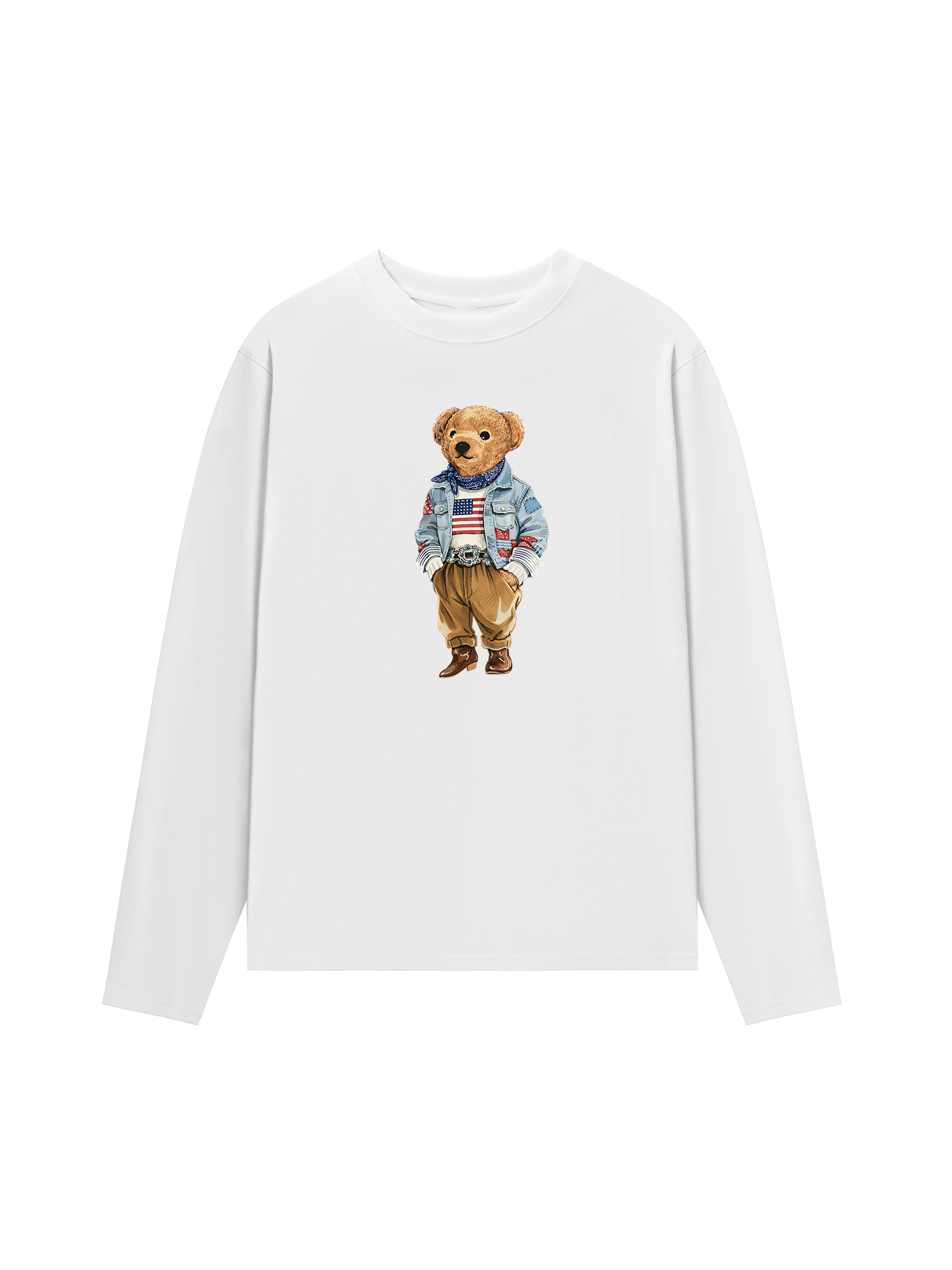 Áo Thun Dài Tay Cowboy Bear