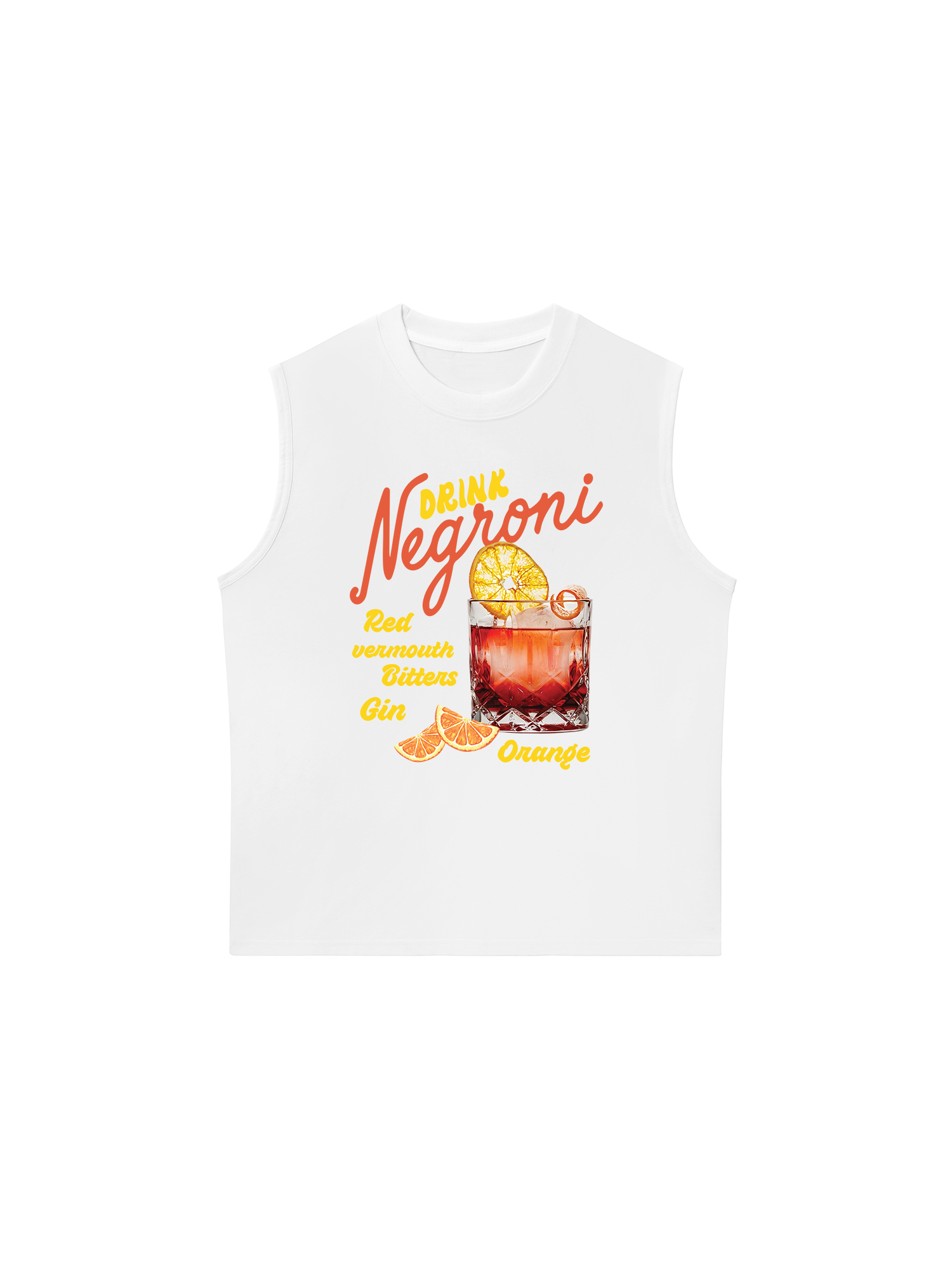 Áo Ba Lỗ Relaxed Fit Negroni Drink