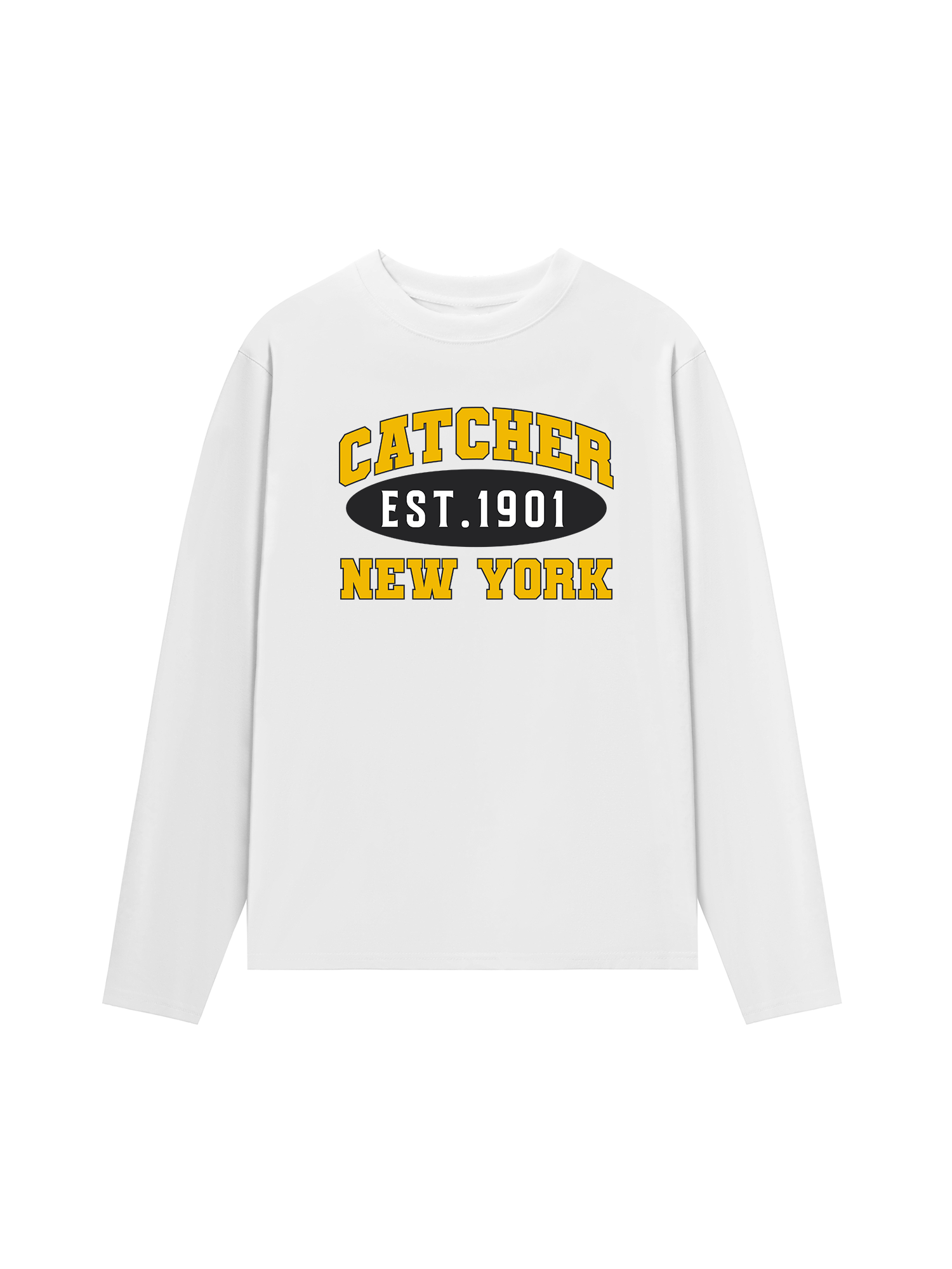 Áo Thun Dài Tay Baseball Catcher New York