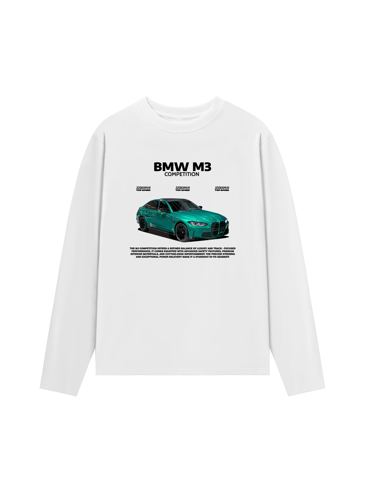 Áo Thun Dài Tay BMW M3 Competition